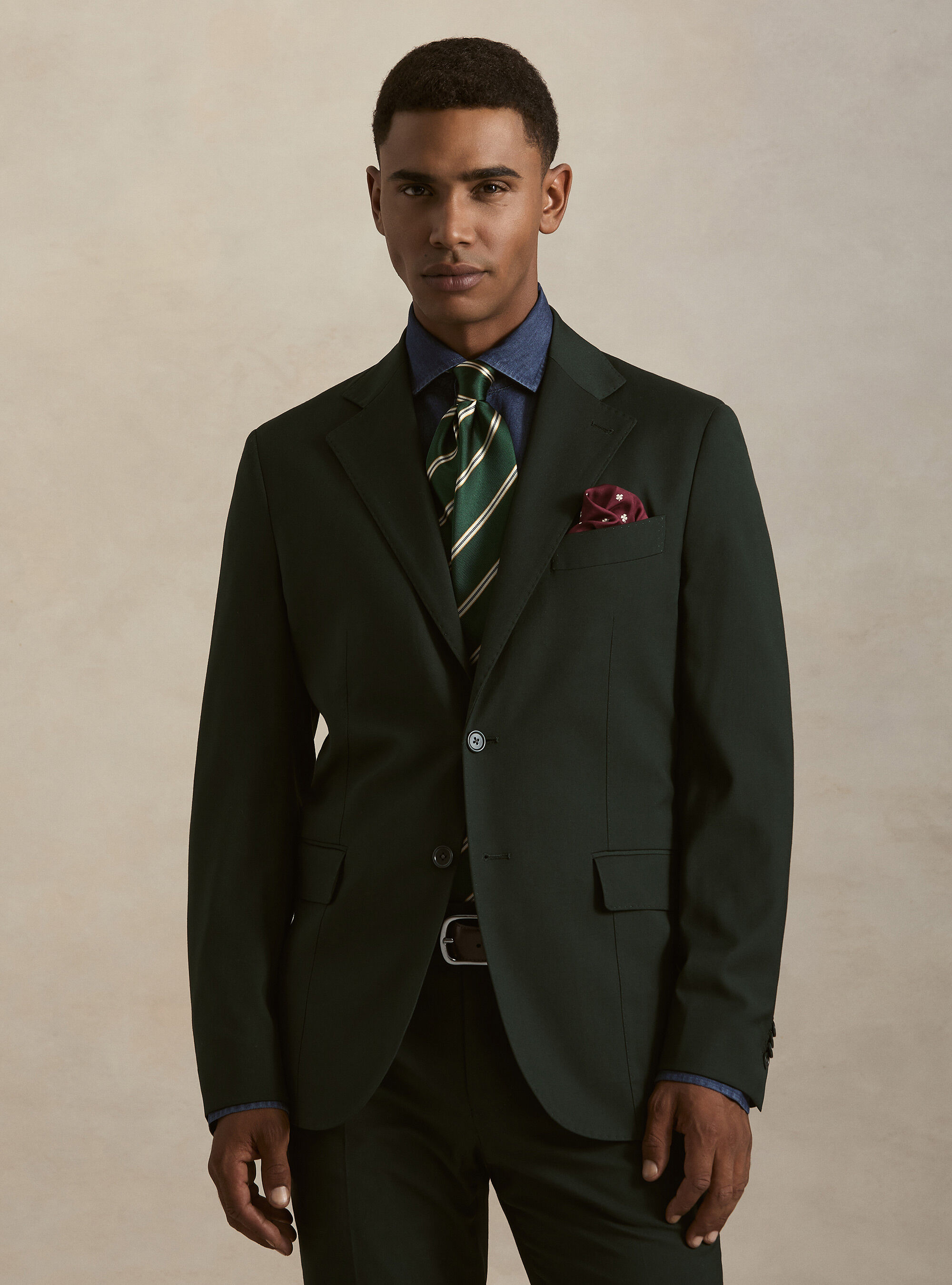 Slim fit classic suit blazer