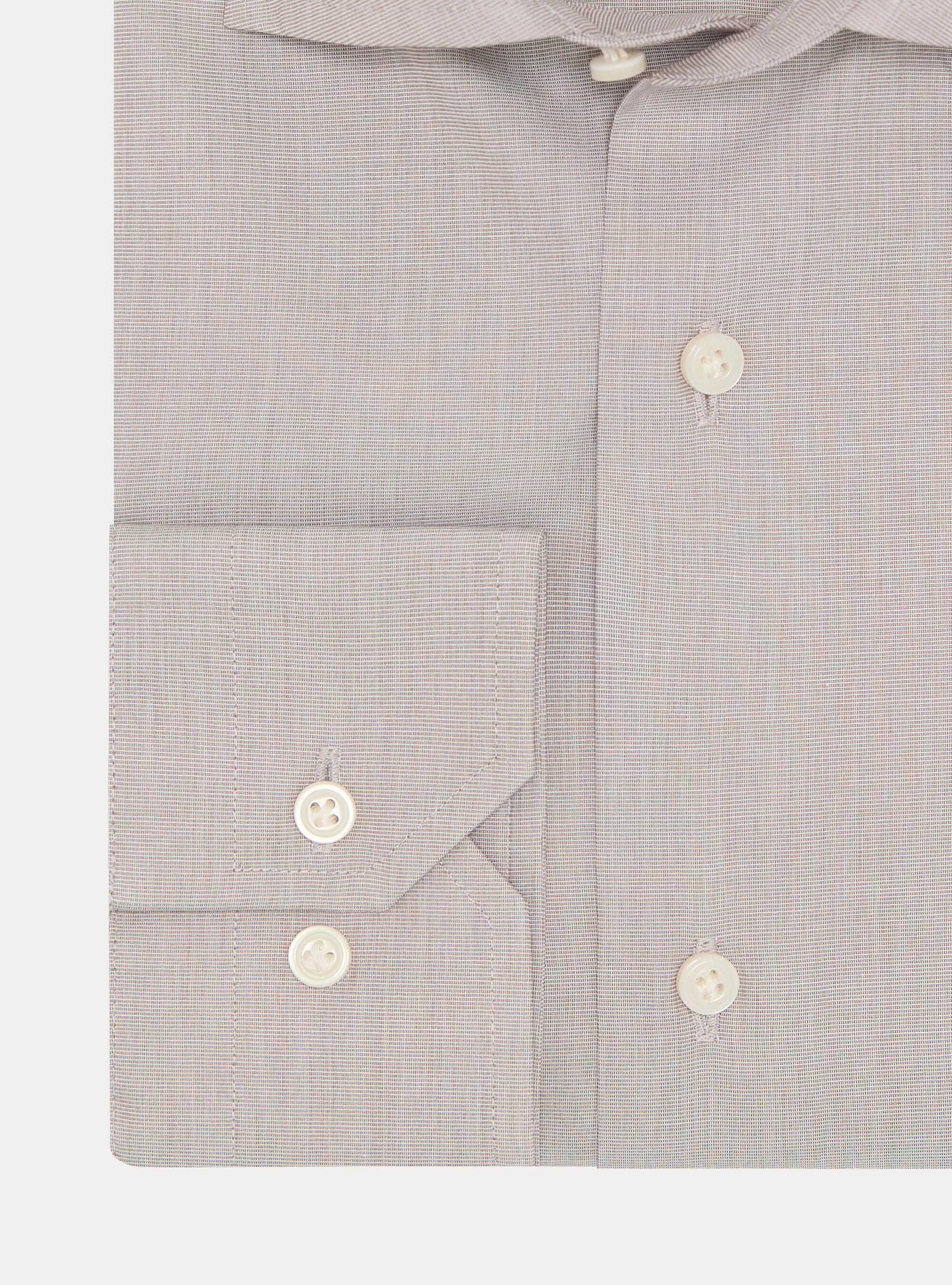 Cotton shirt fil a fil, MUD