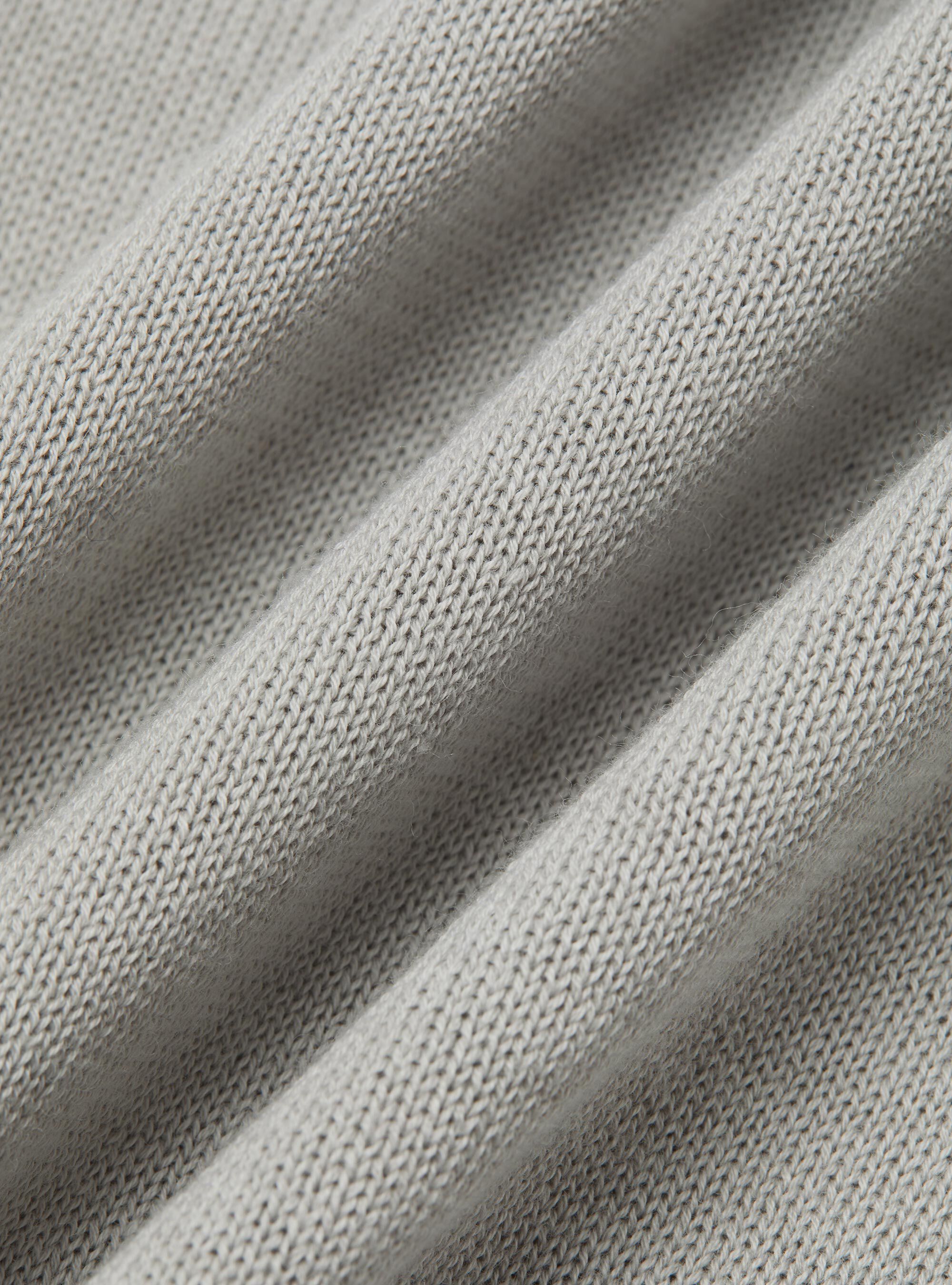 Gilet doppiopetto in maglia di cotone, PERLA 0178C