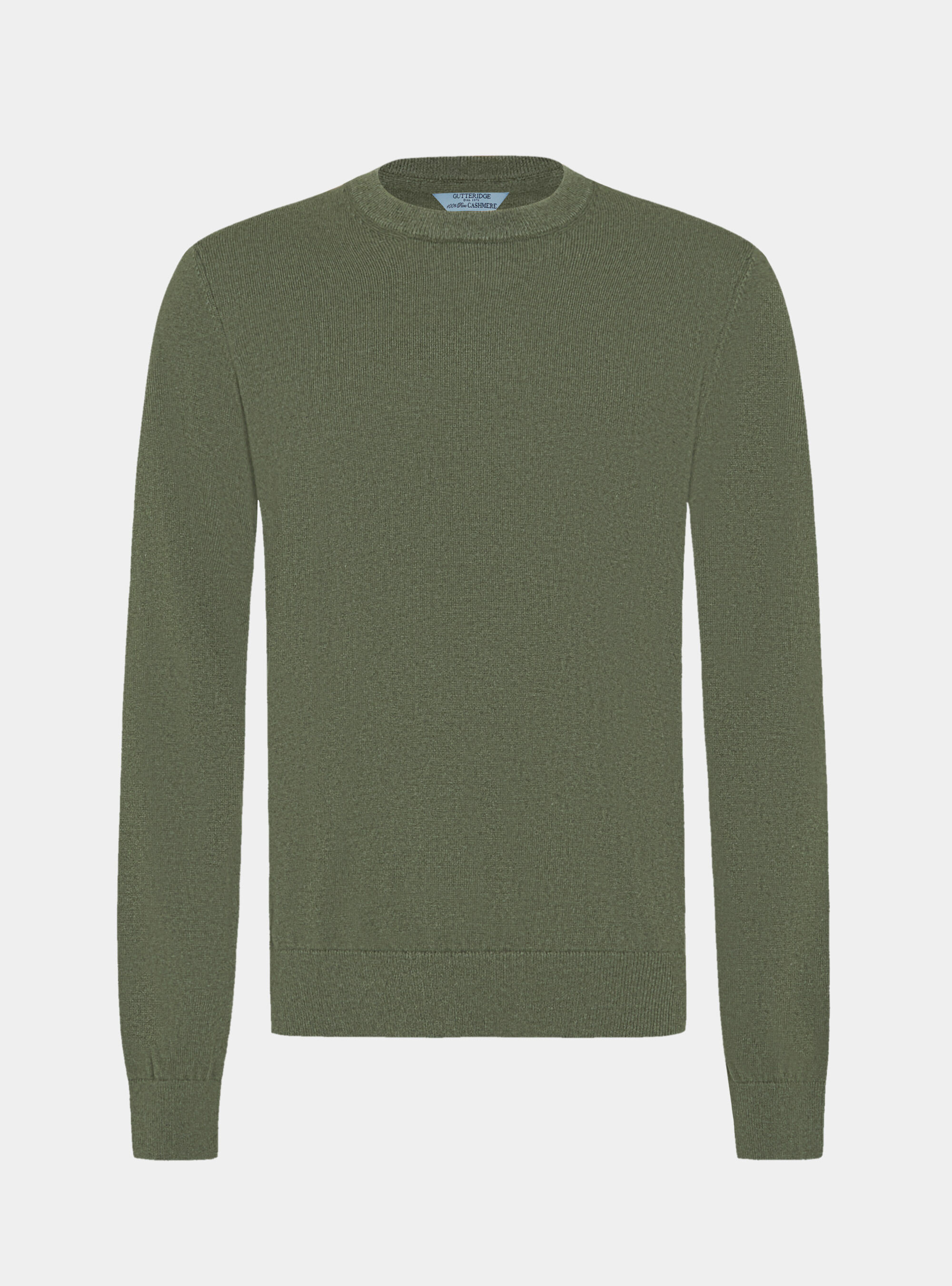 Cashmere crew-neck sweater, SALVIA 0602C