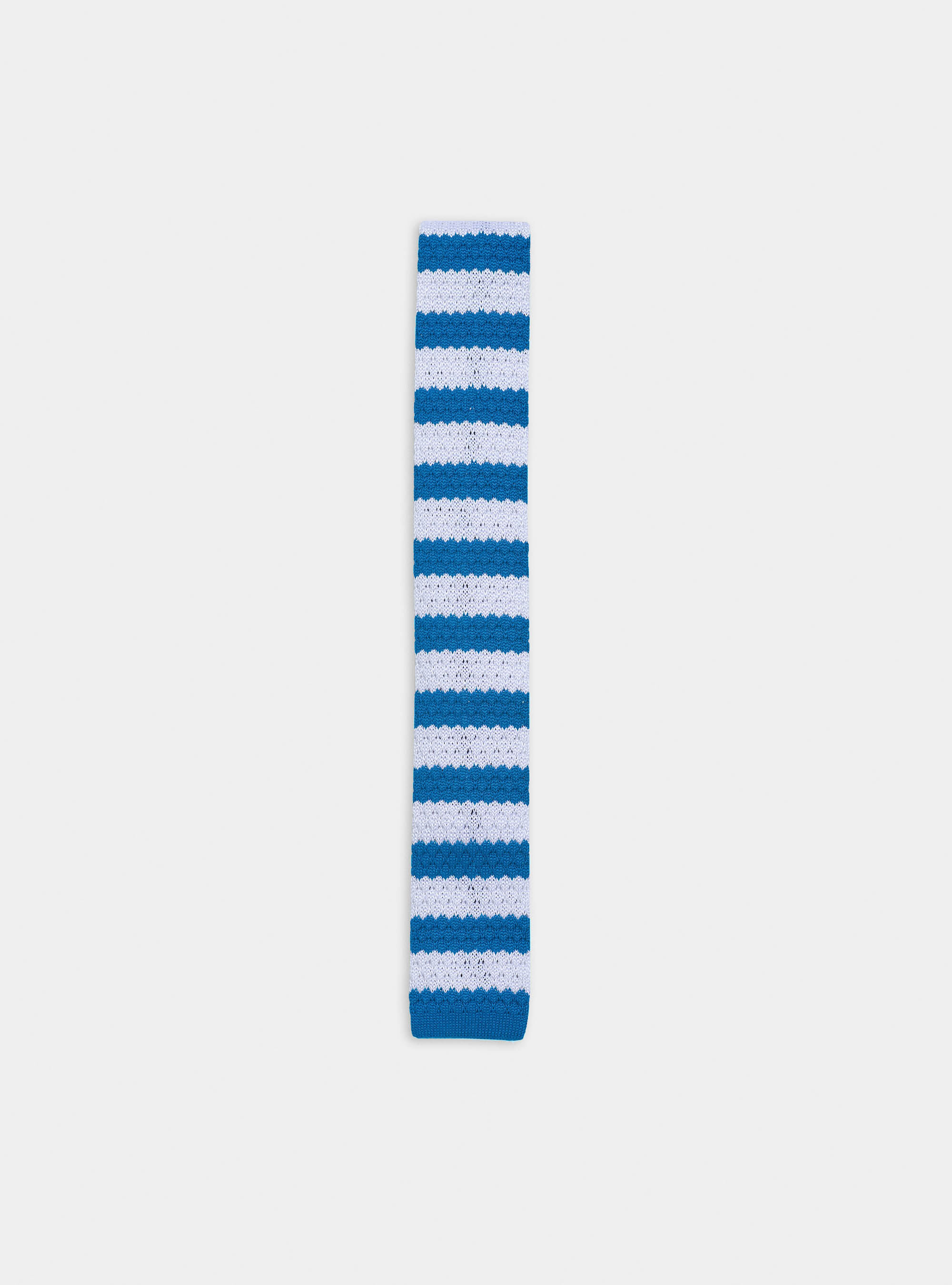 Striped knit tie, ROYALE 0253C