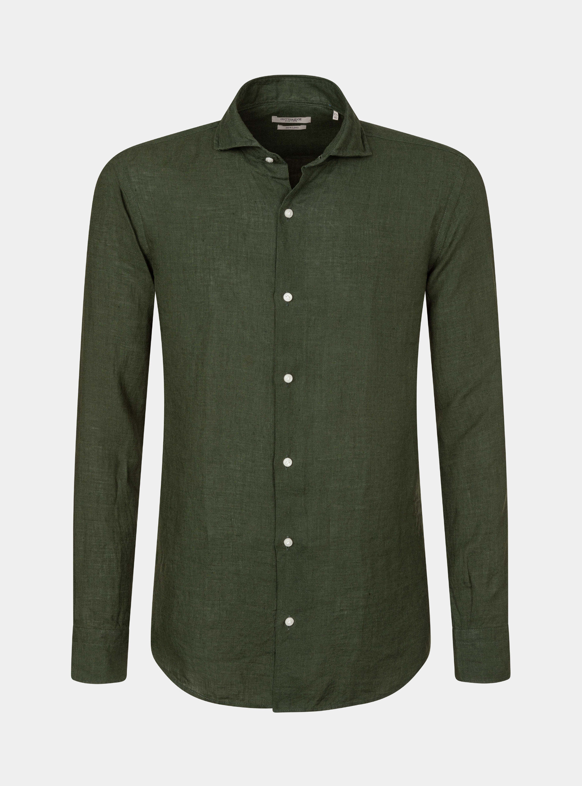 Camisa de cuello franc&eacute;s de lino puro
