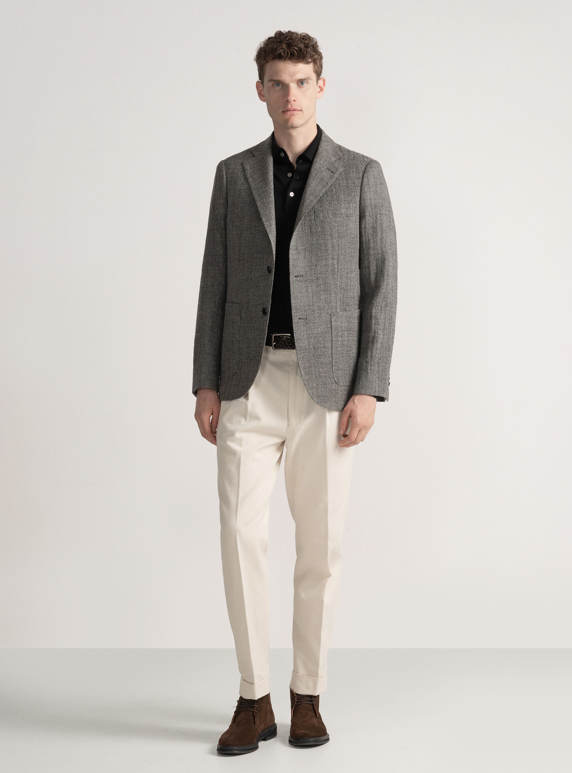 Pure wool Prince of Wales blazer