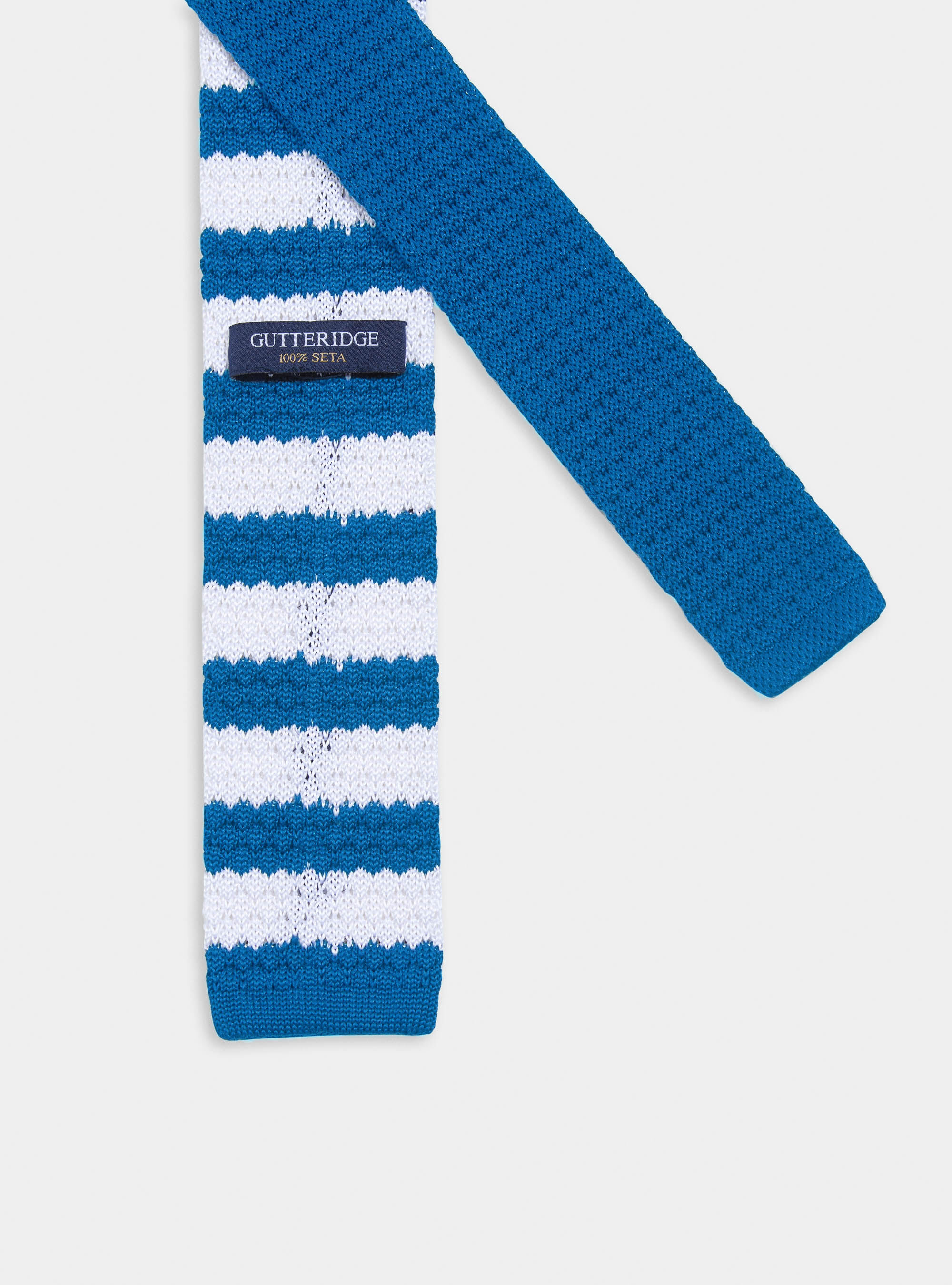 Striped knit tie, ROYALE 0253C