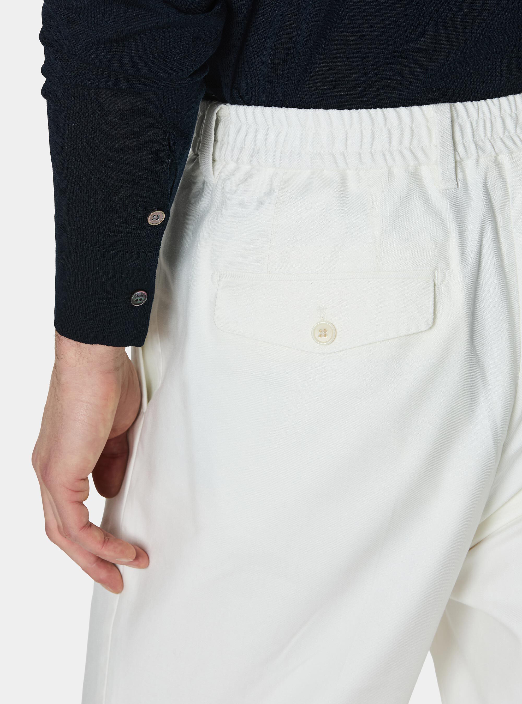 Cotton and silk polo shirt, NAVY BLUE