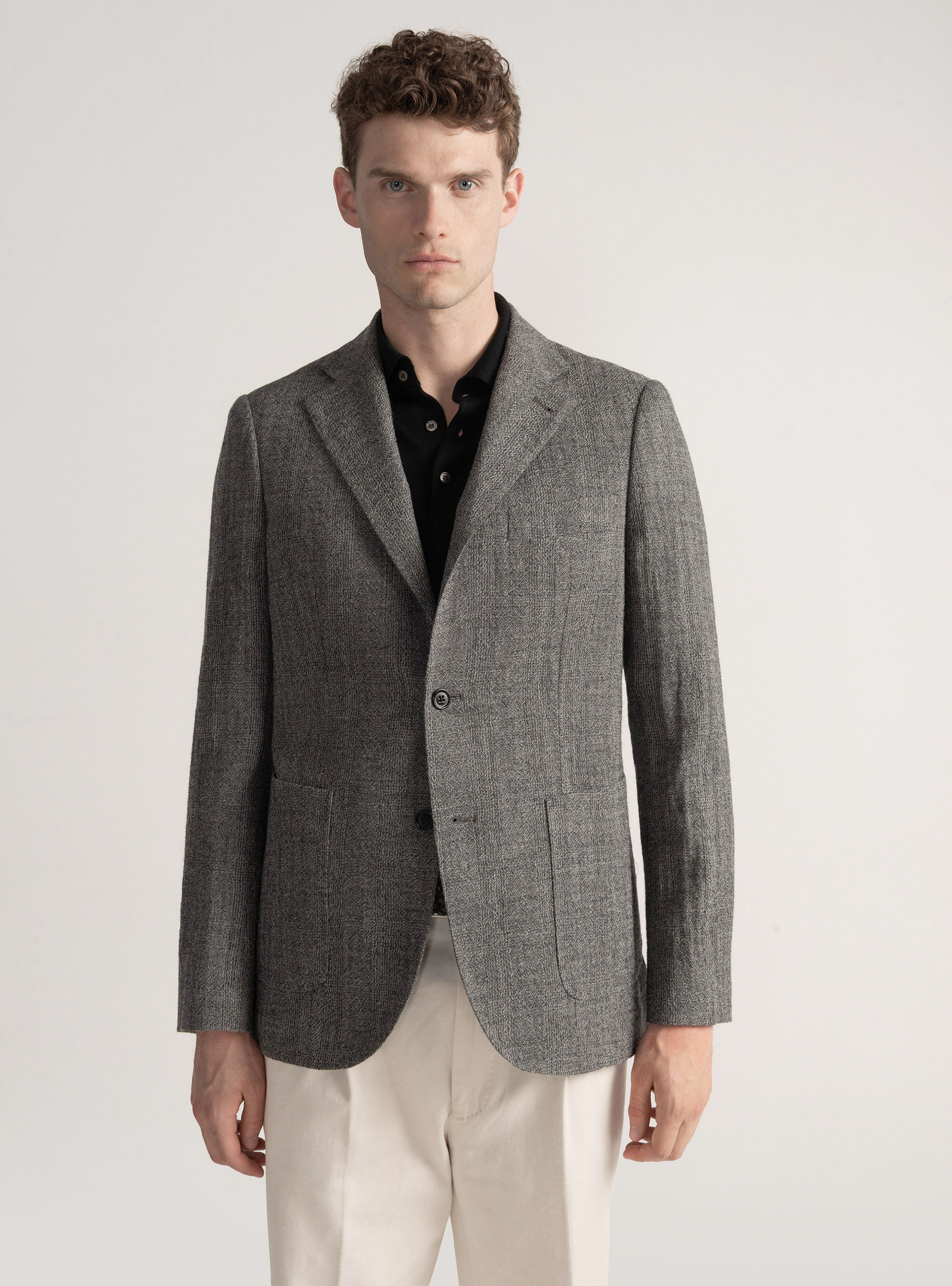 Pure wool Prince of Wales blazer