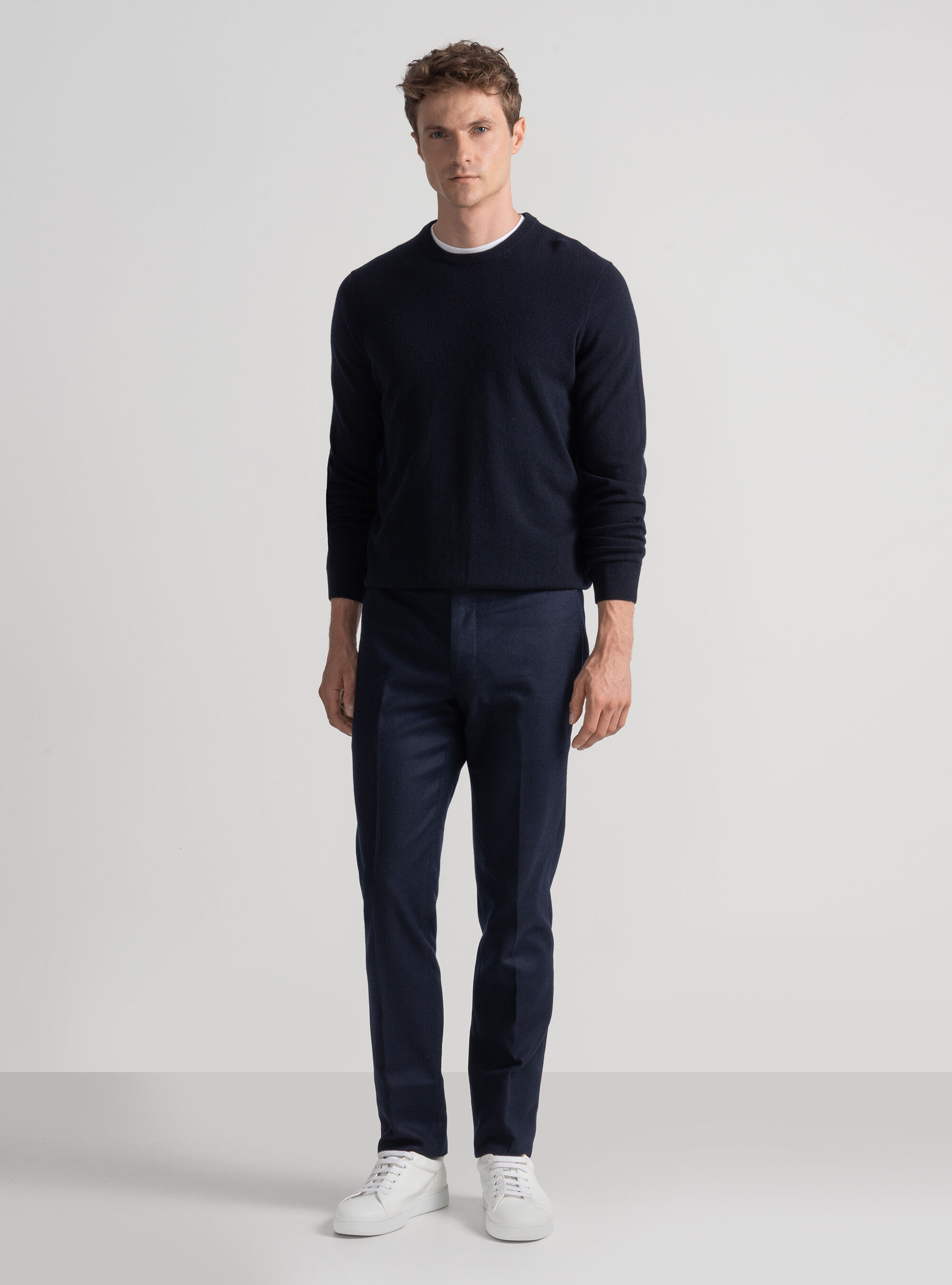 Cashmere crew-neck sweater