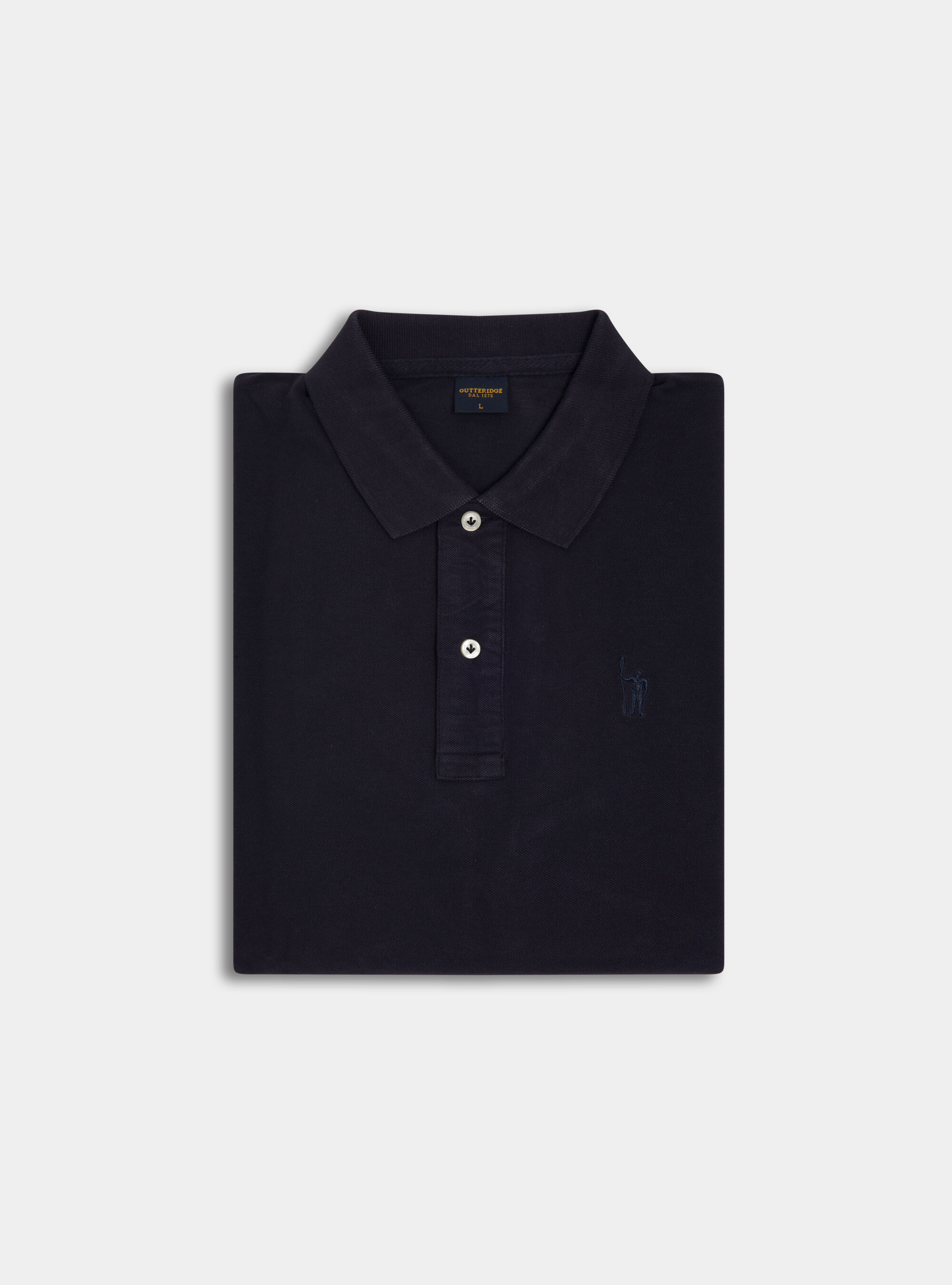 Polo classique en piqu&eacute;, BLEU MARINE