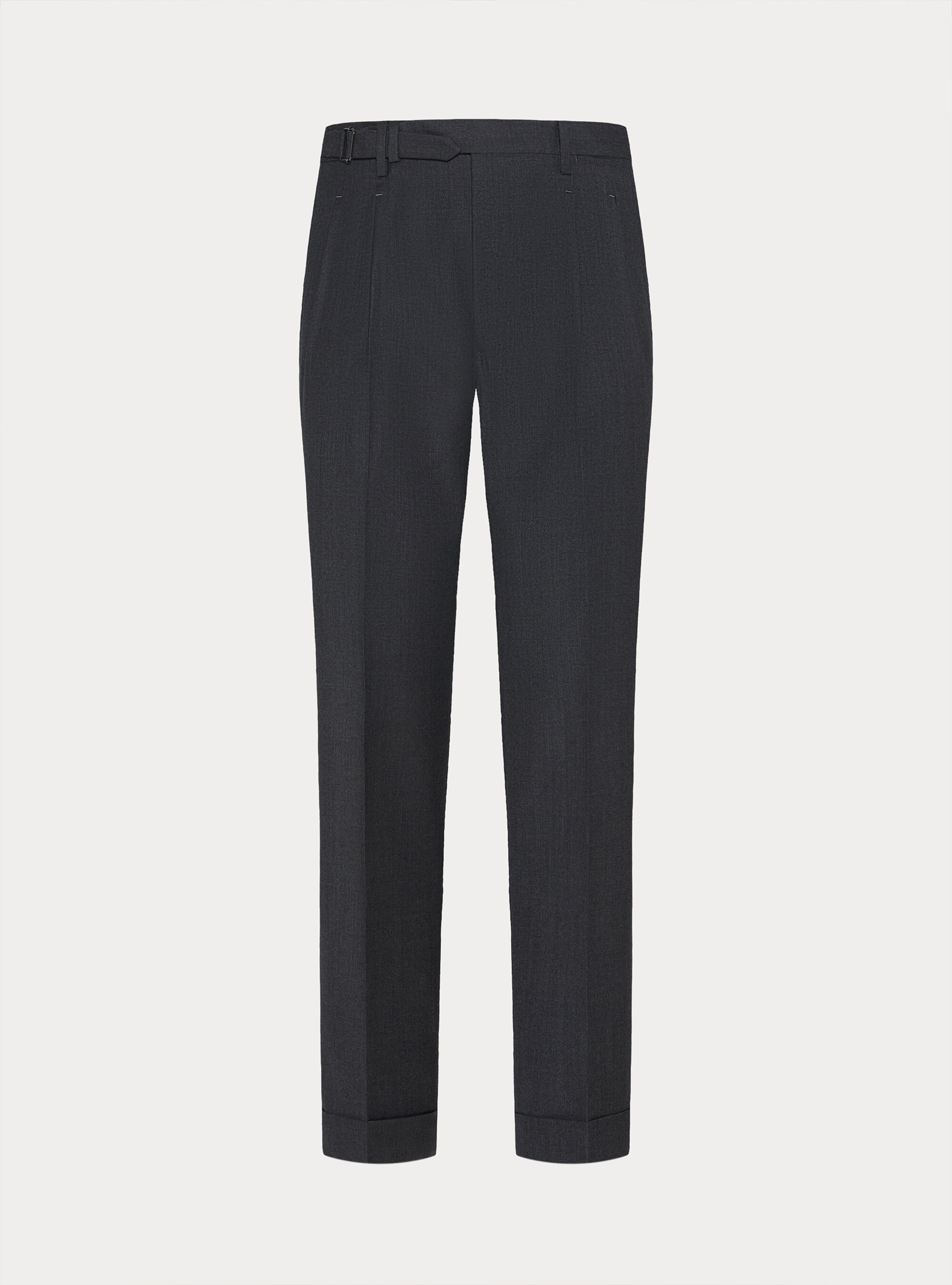 Pantalones de pinzas en lana de Vitale Barberis Canonico, GRIS MARENGO
