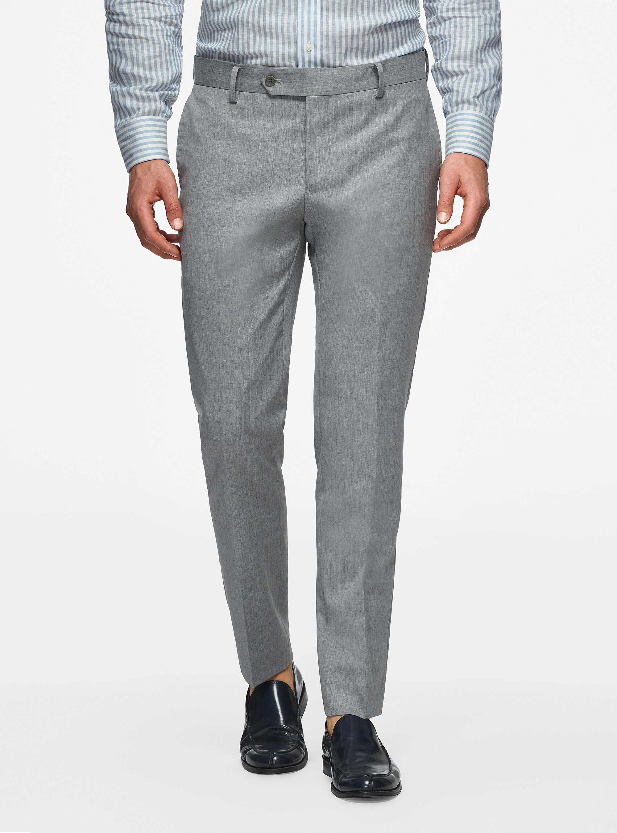 Pantaloni in pura lana superfine 110's