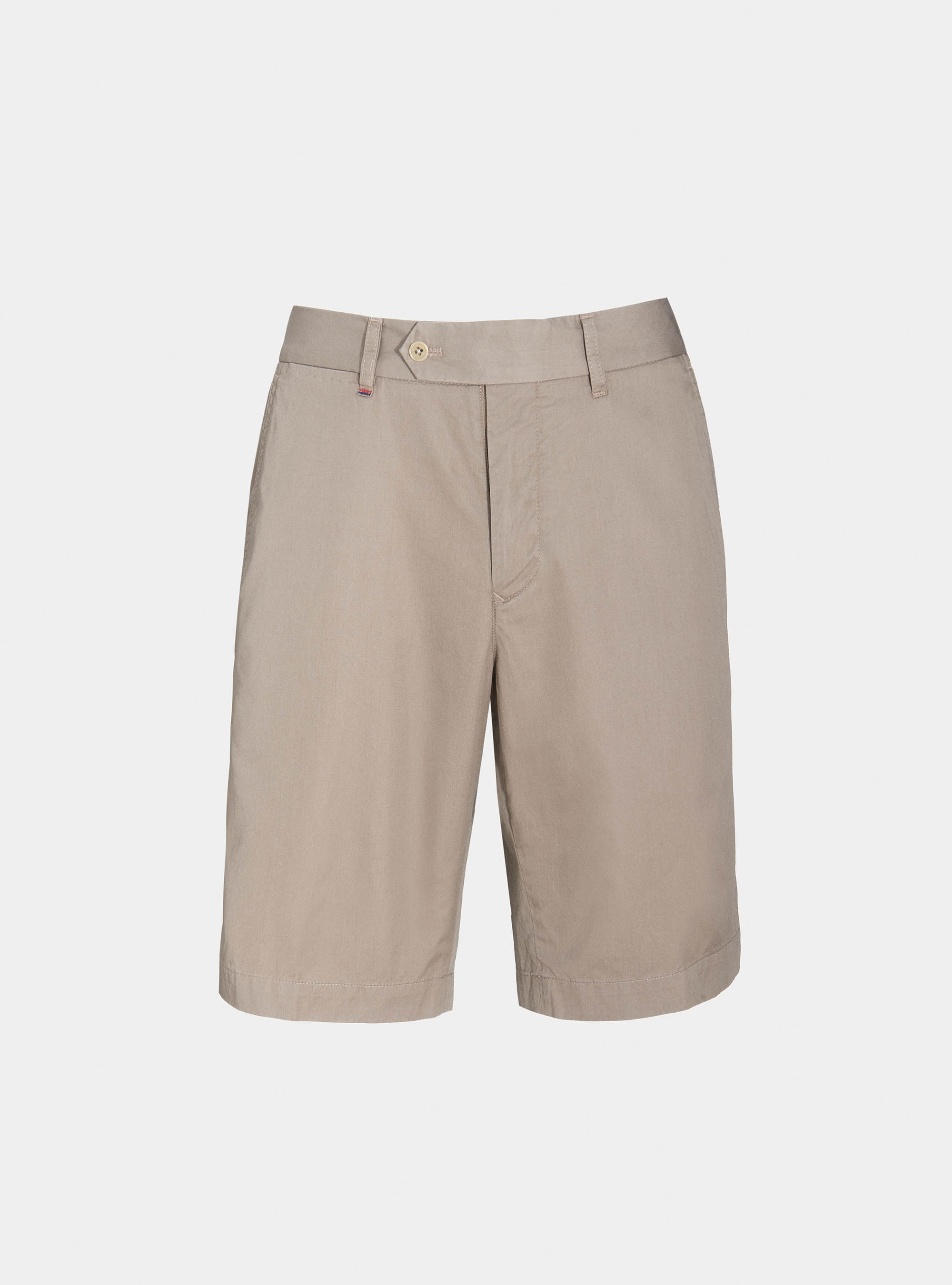 Bermudas de sarga de algod&oacute;n, BARRO