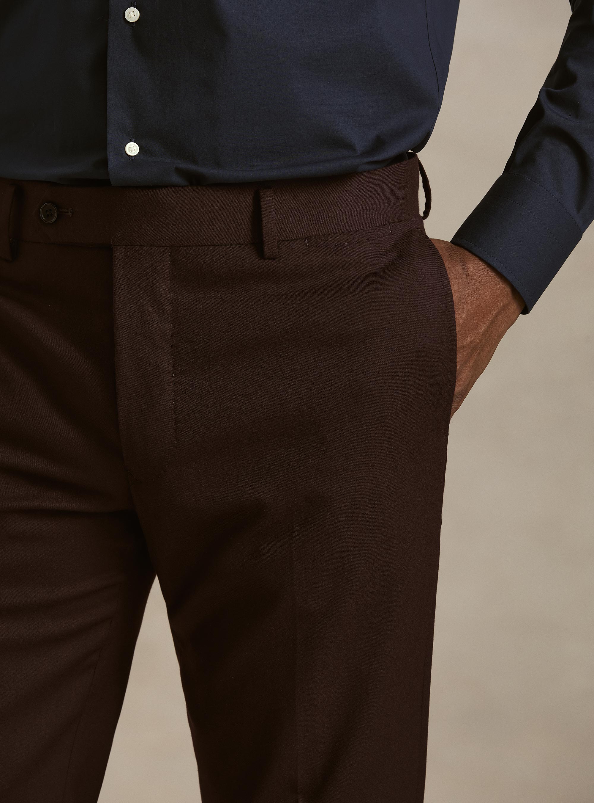 Flannel suit trousers, VINACCIA 0401C