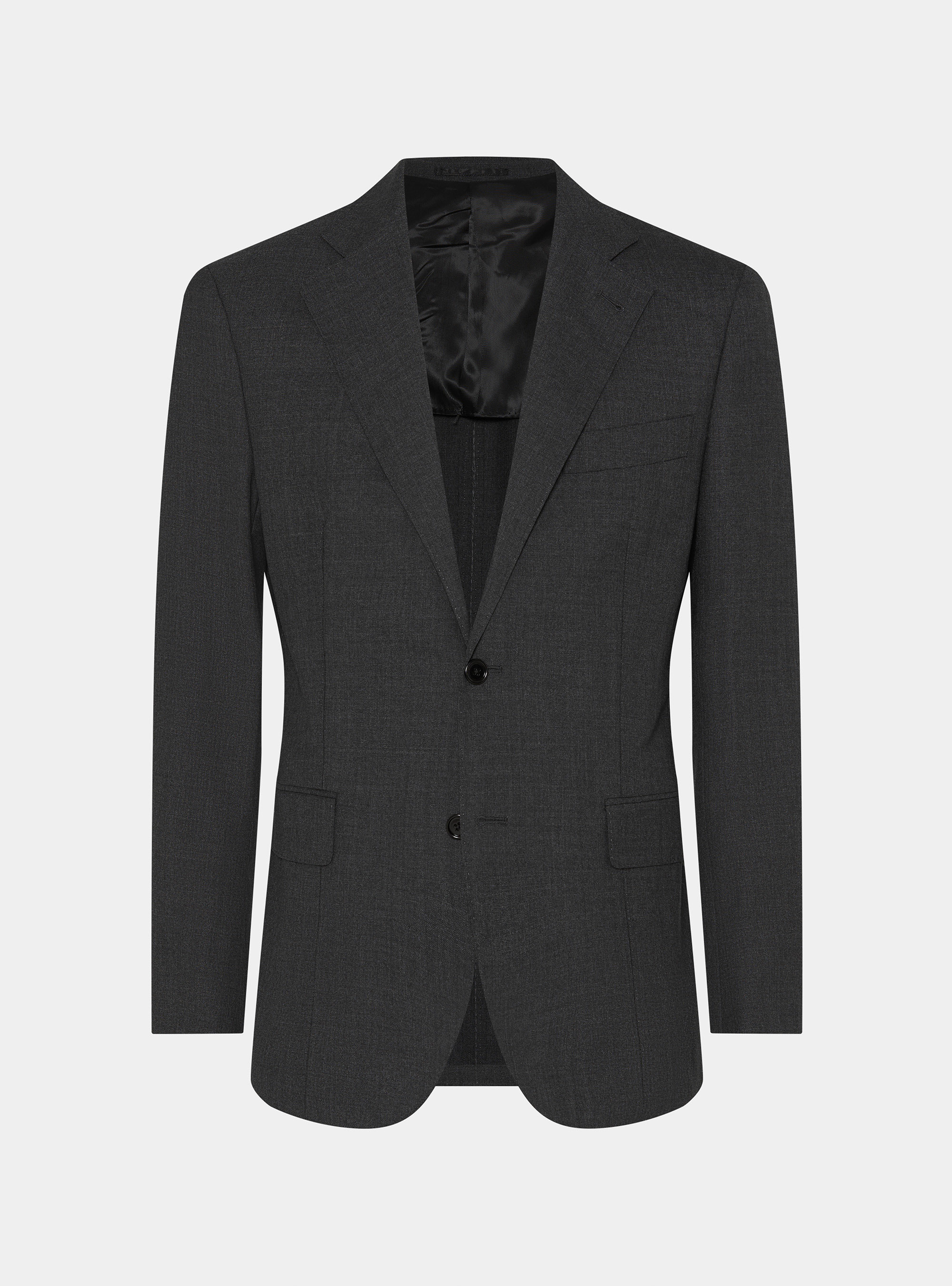 Vitale Barberis Canonico pure wool suit blazer, ASPHALT GREY