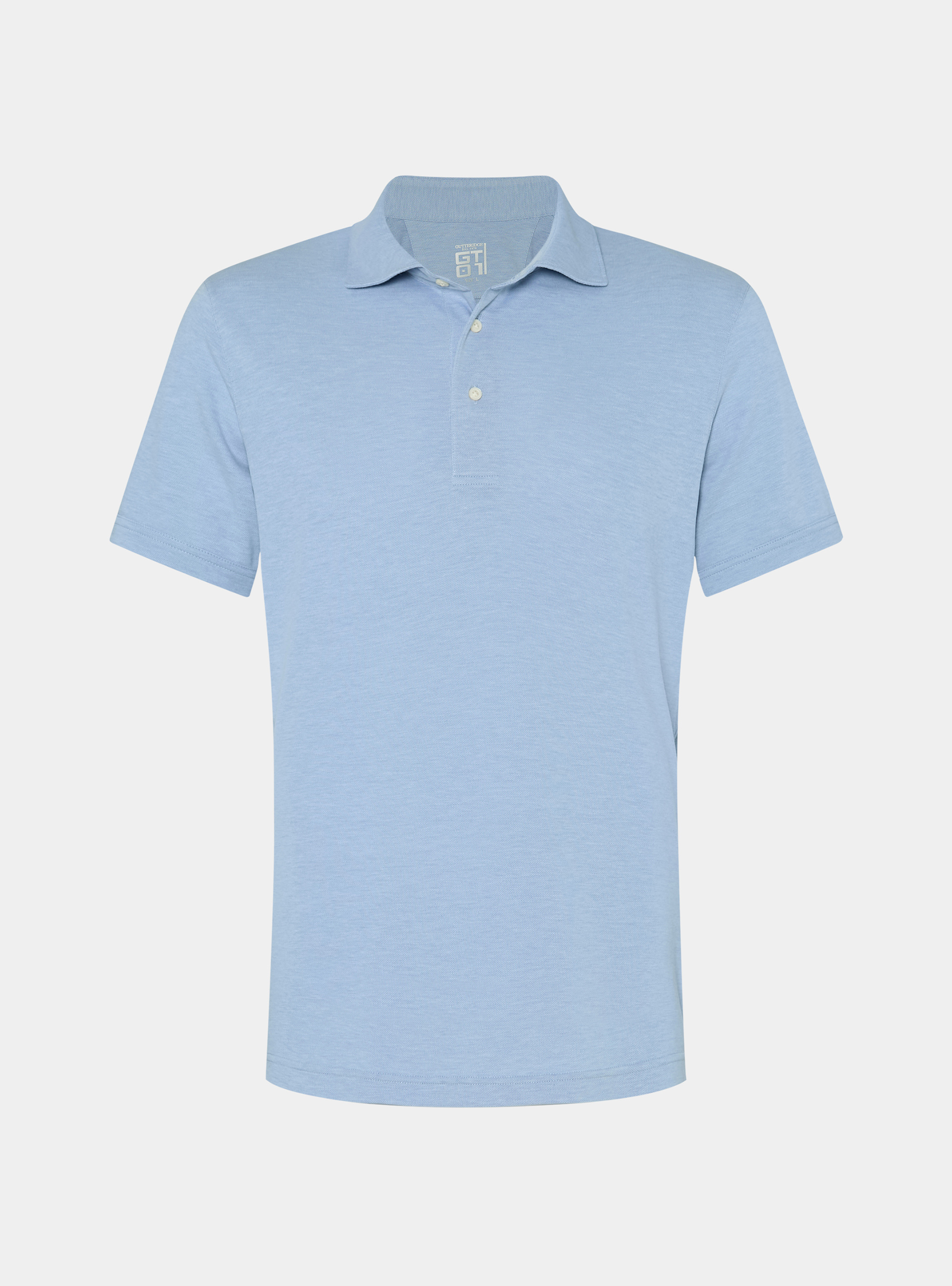 Polo en piqu&eacute; extensible GT01, BLEU CIEL