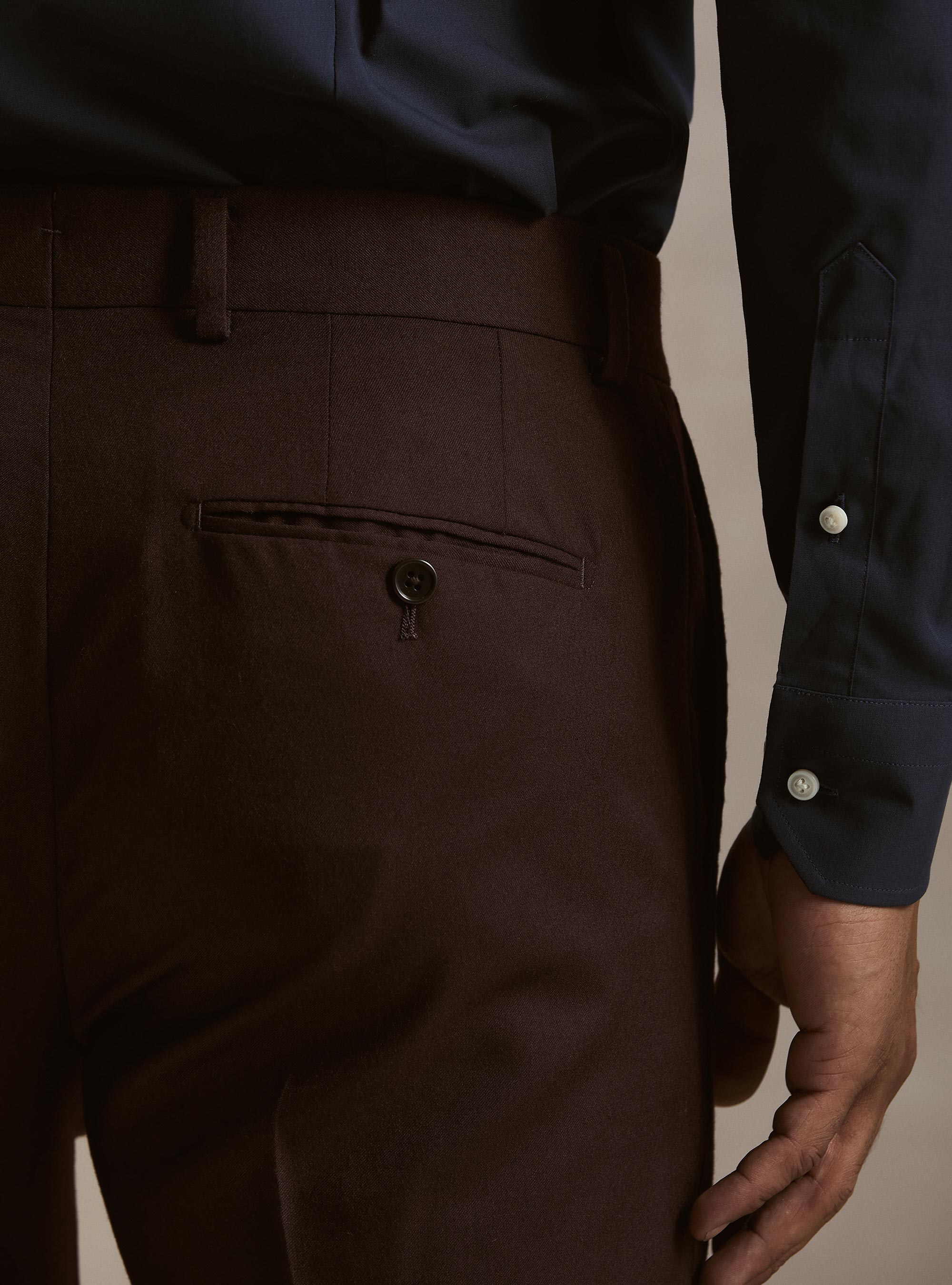 Flannel suit trousers, VINACCIA 0401C