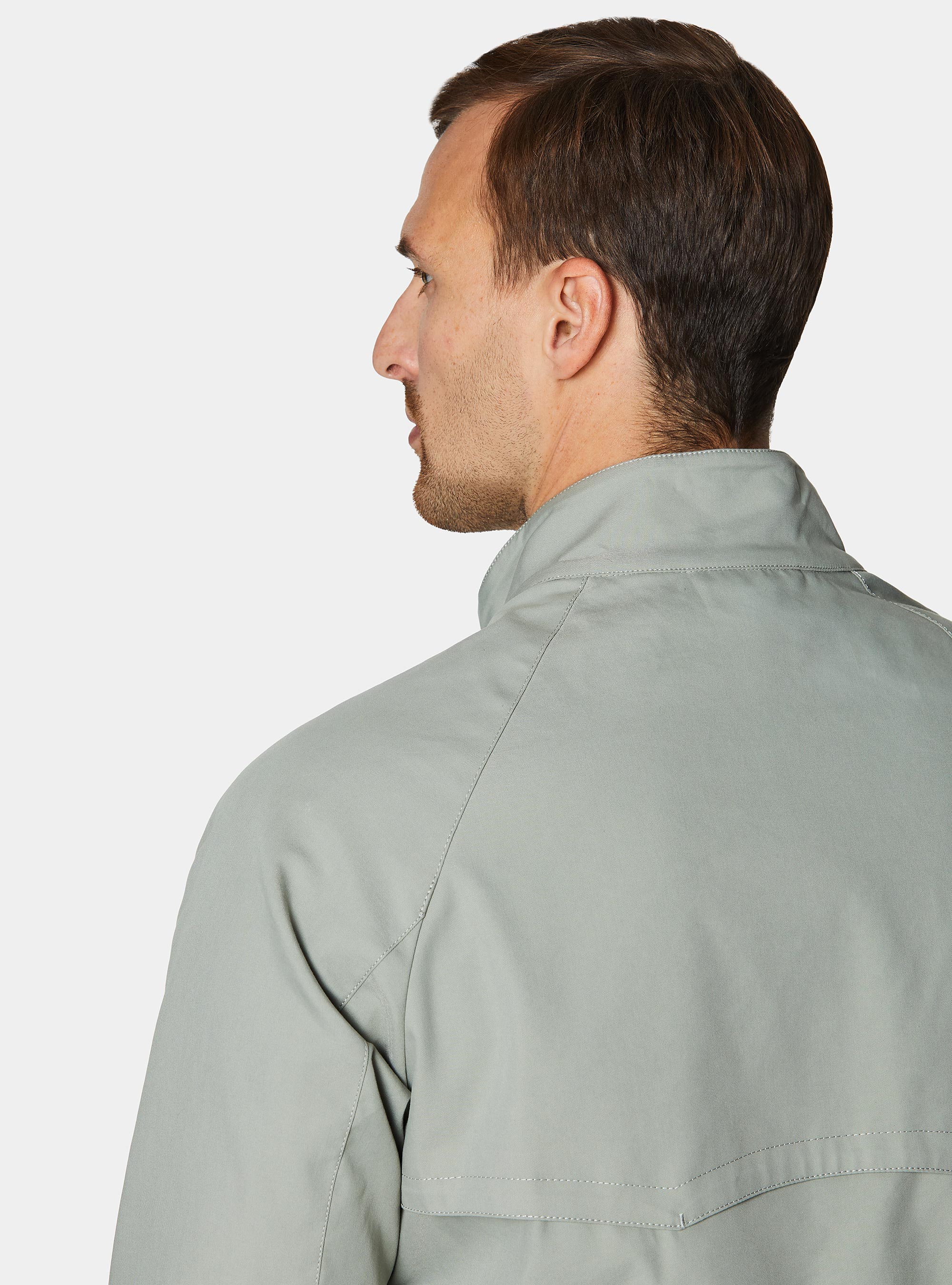 Cotton blend bomber jacket, SALVIA 0602C