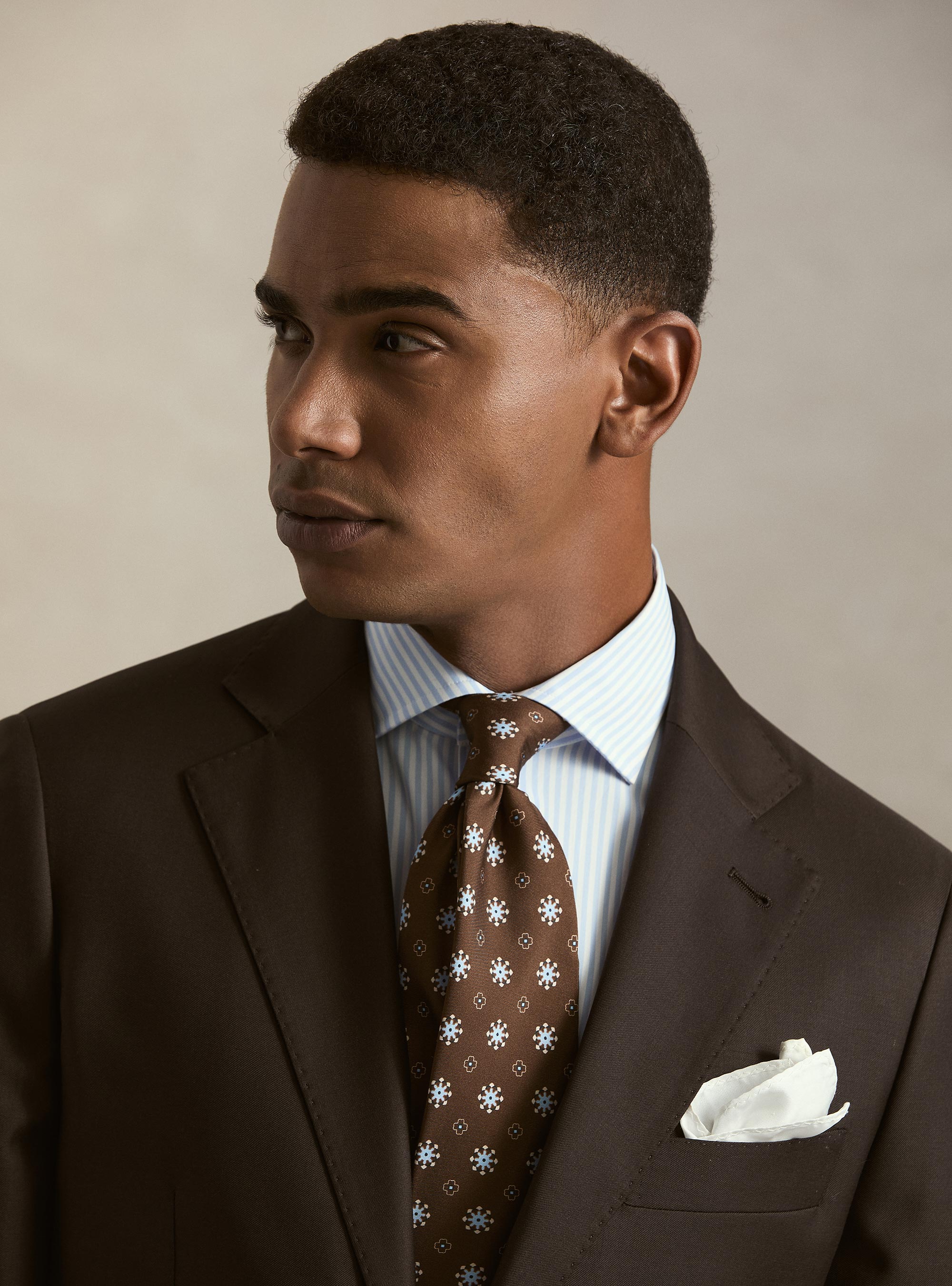 Pure wool suit blazer by Vitale Barberis Canonico, MARRONE 0508C