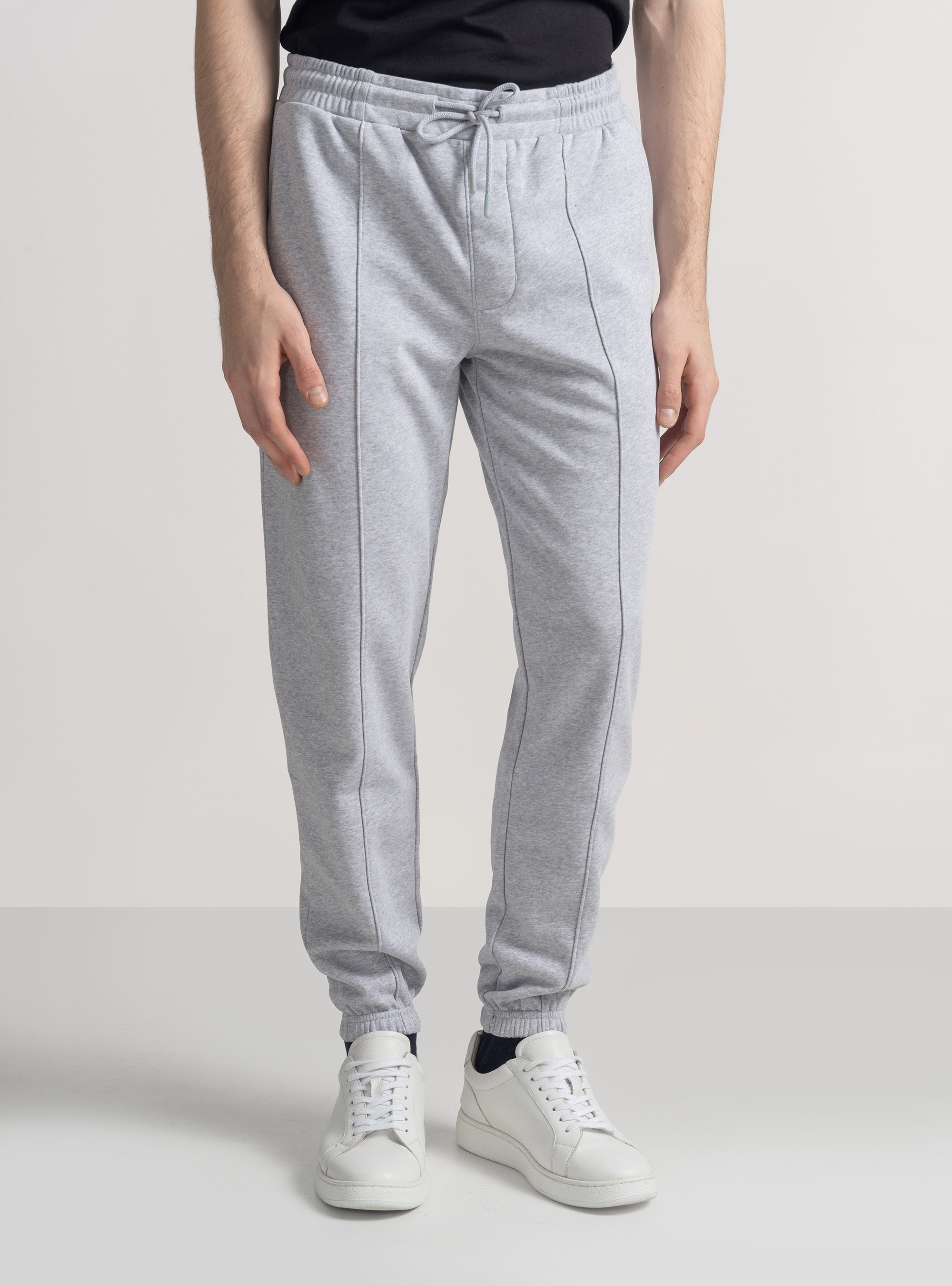 GT01 Pl&uuml;schhose, GRIGIO MELANGE 0151C