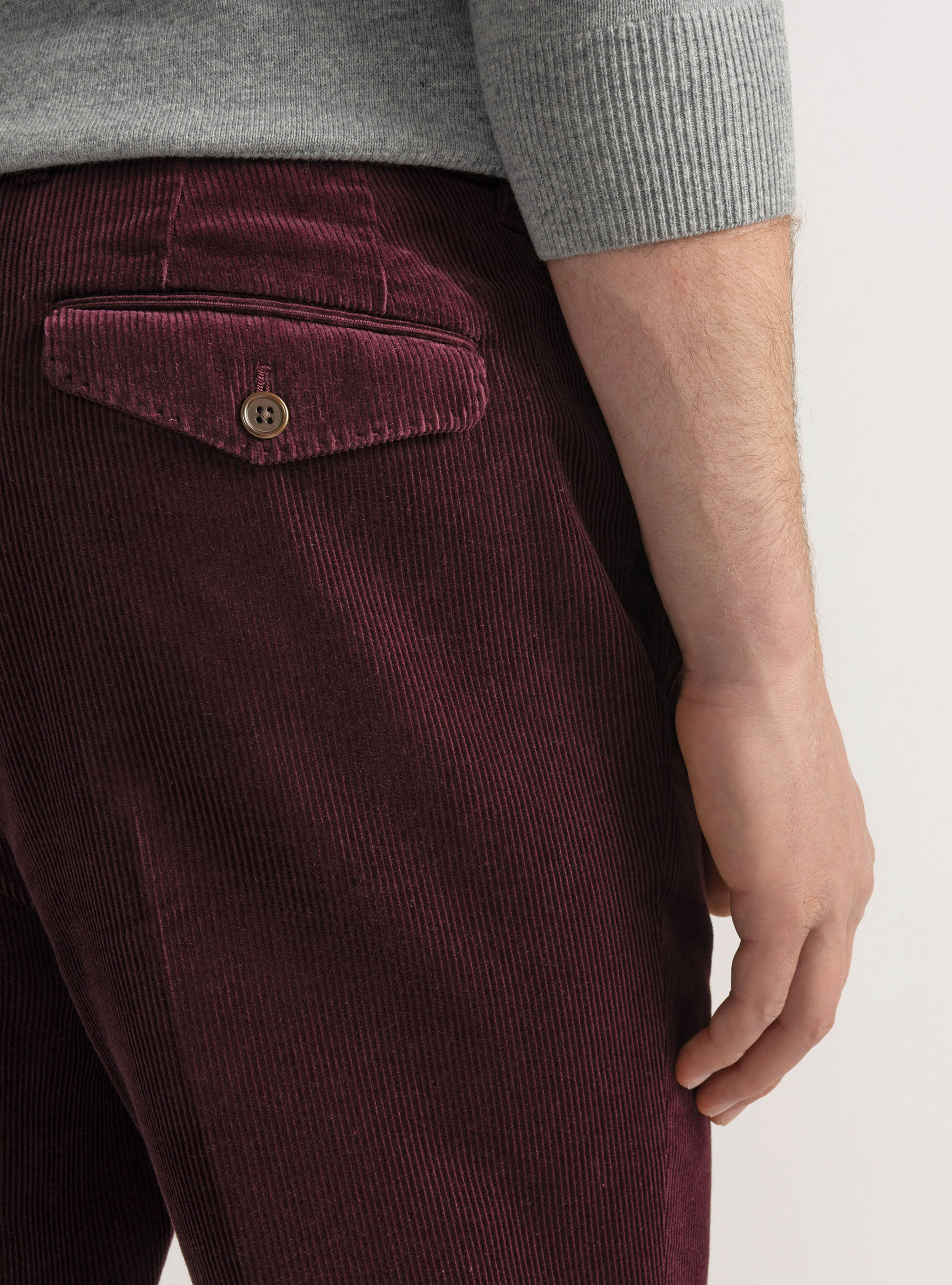 Samthose mit Abn&auml;hern und Gummiband, VINACCIA 0401C