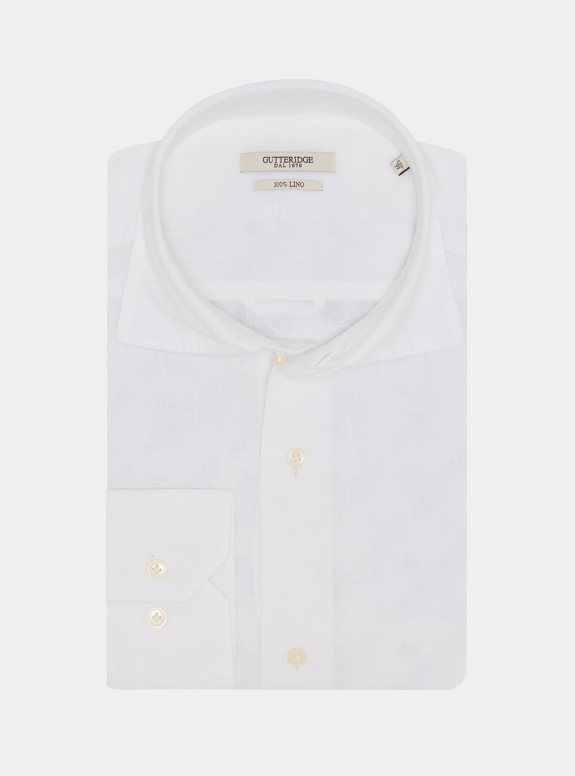 Pure linen shirt, WHITE