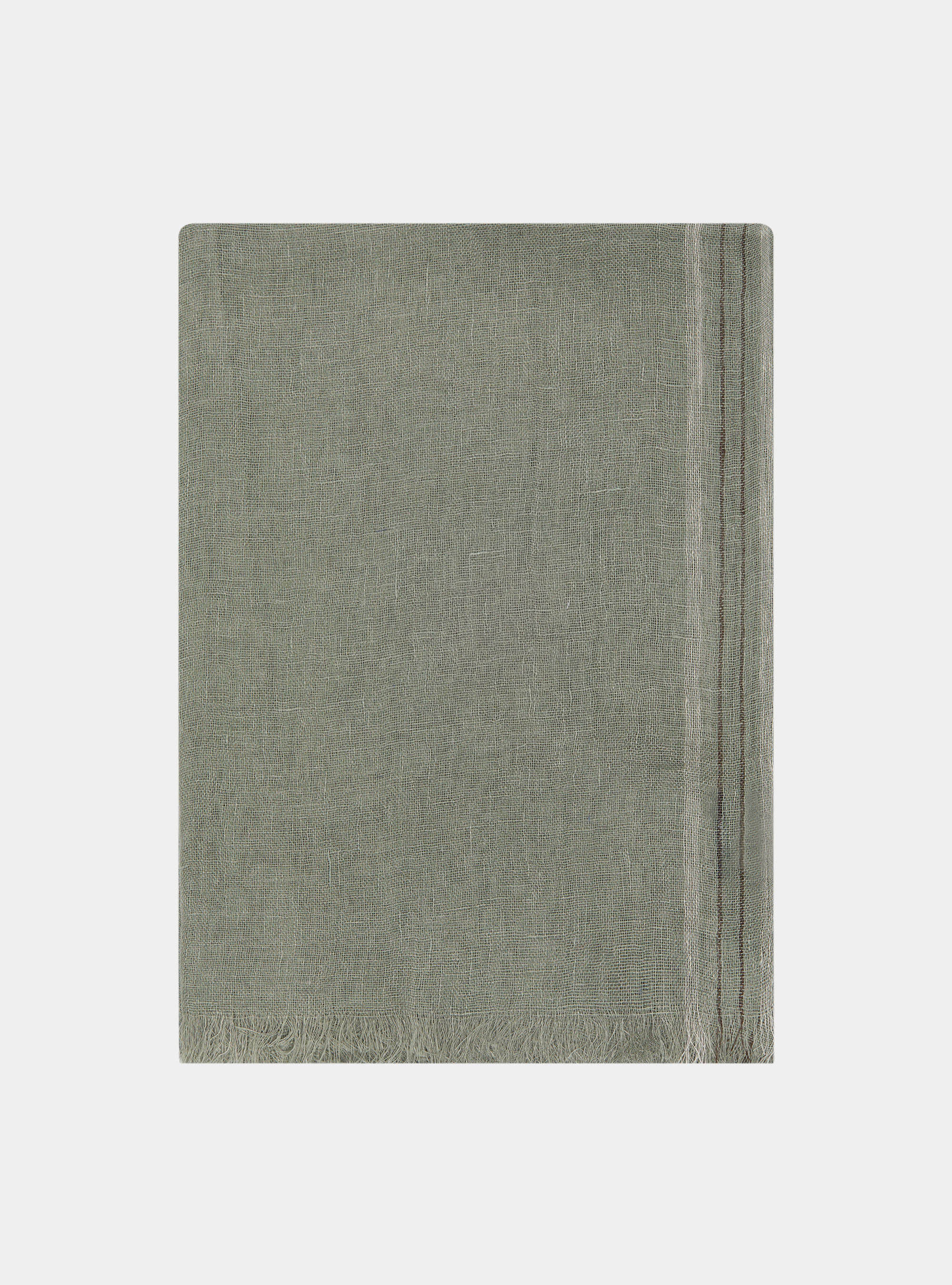 Pure linen scarf, SALVIA 0602C