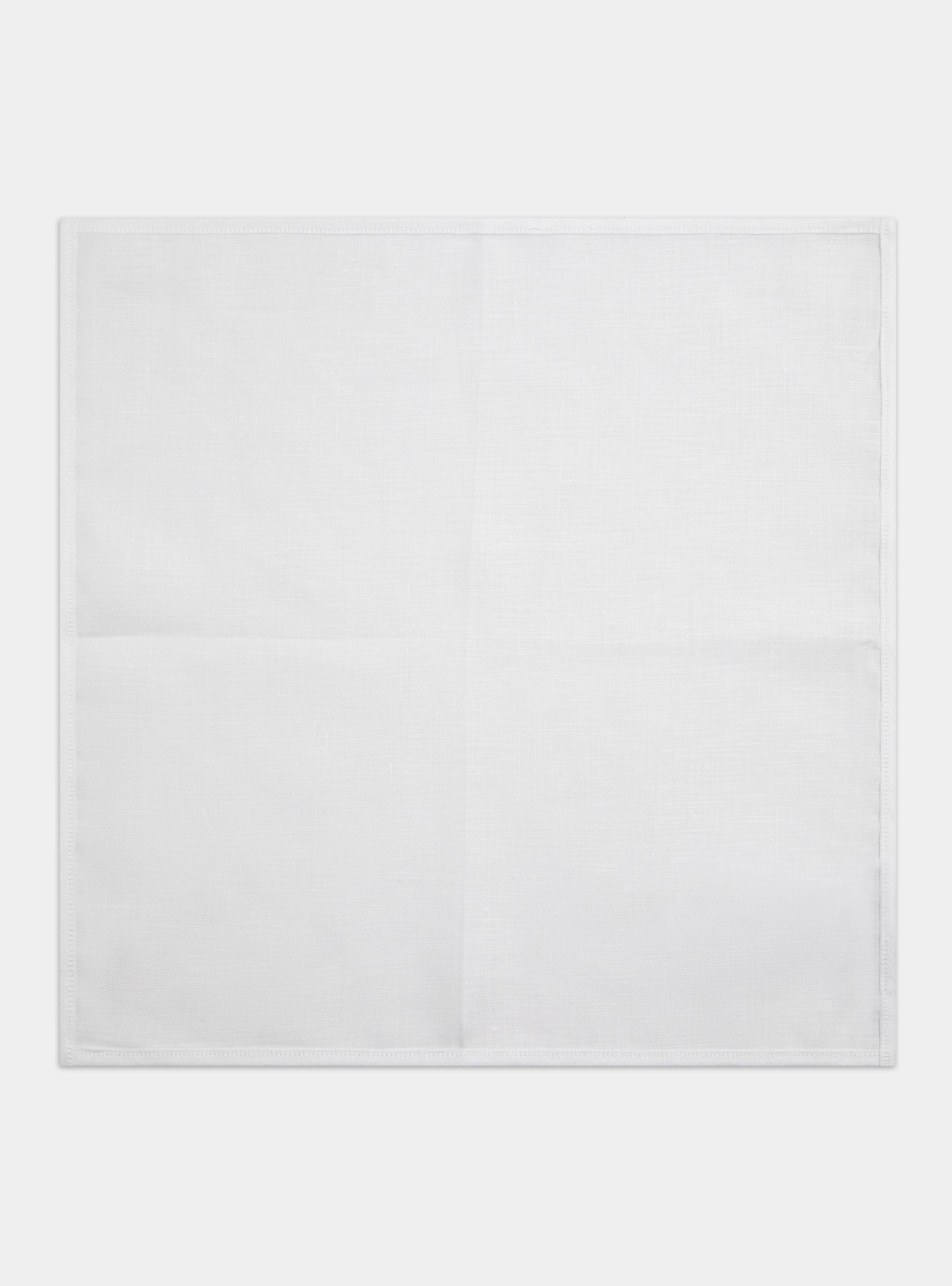 Pochette en lin, BLANC