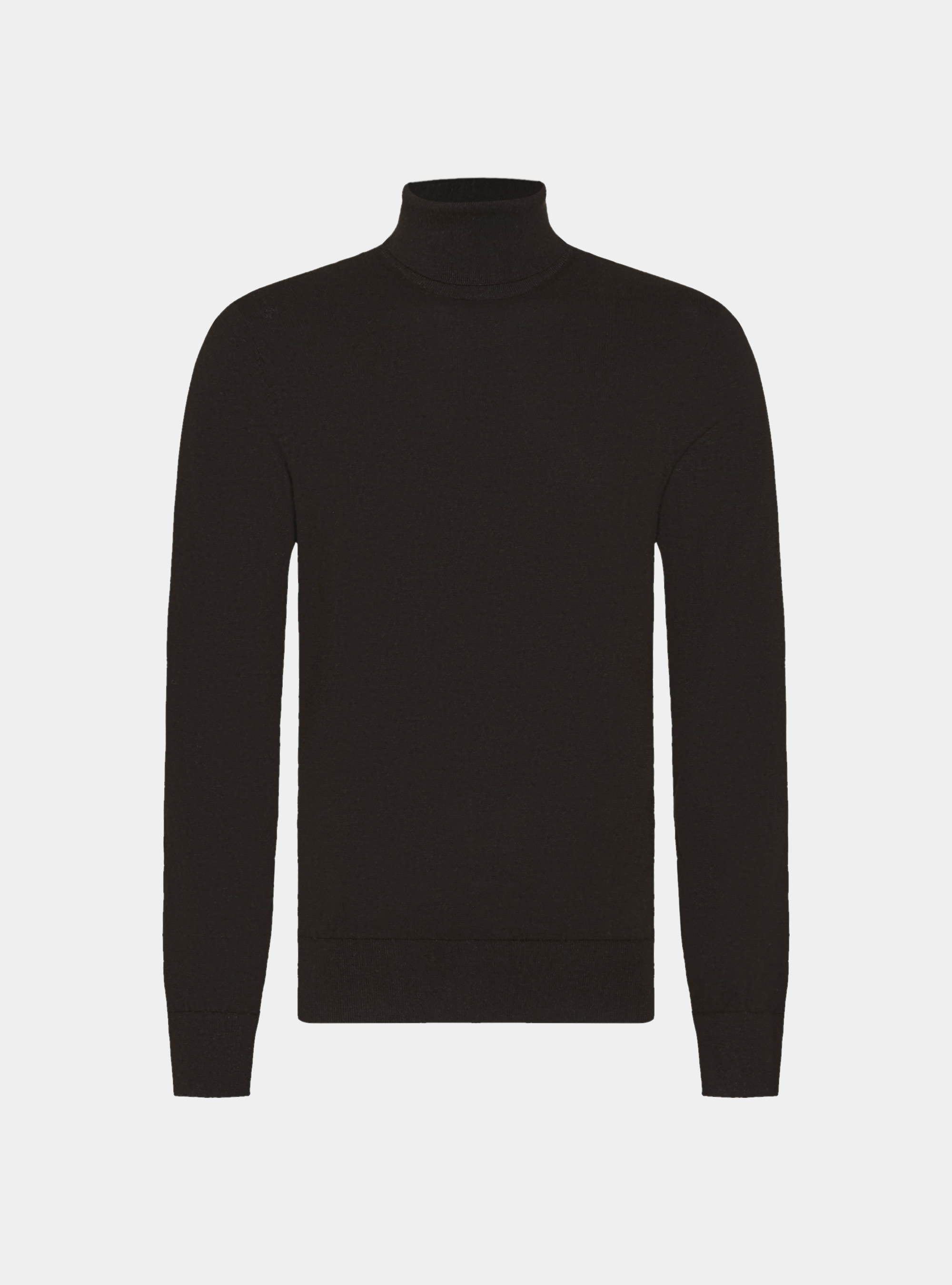 Dolcevita in cotone seta e cashmere, MARRONE