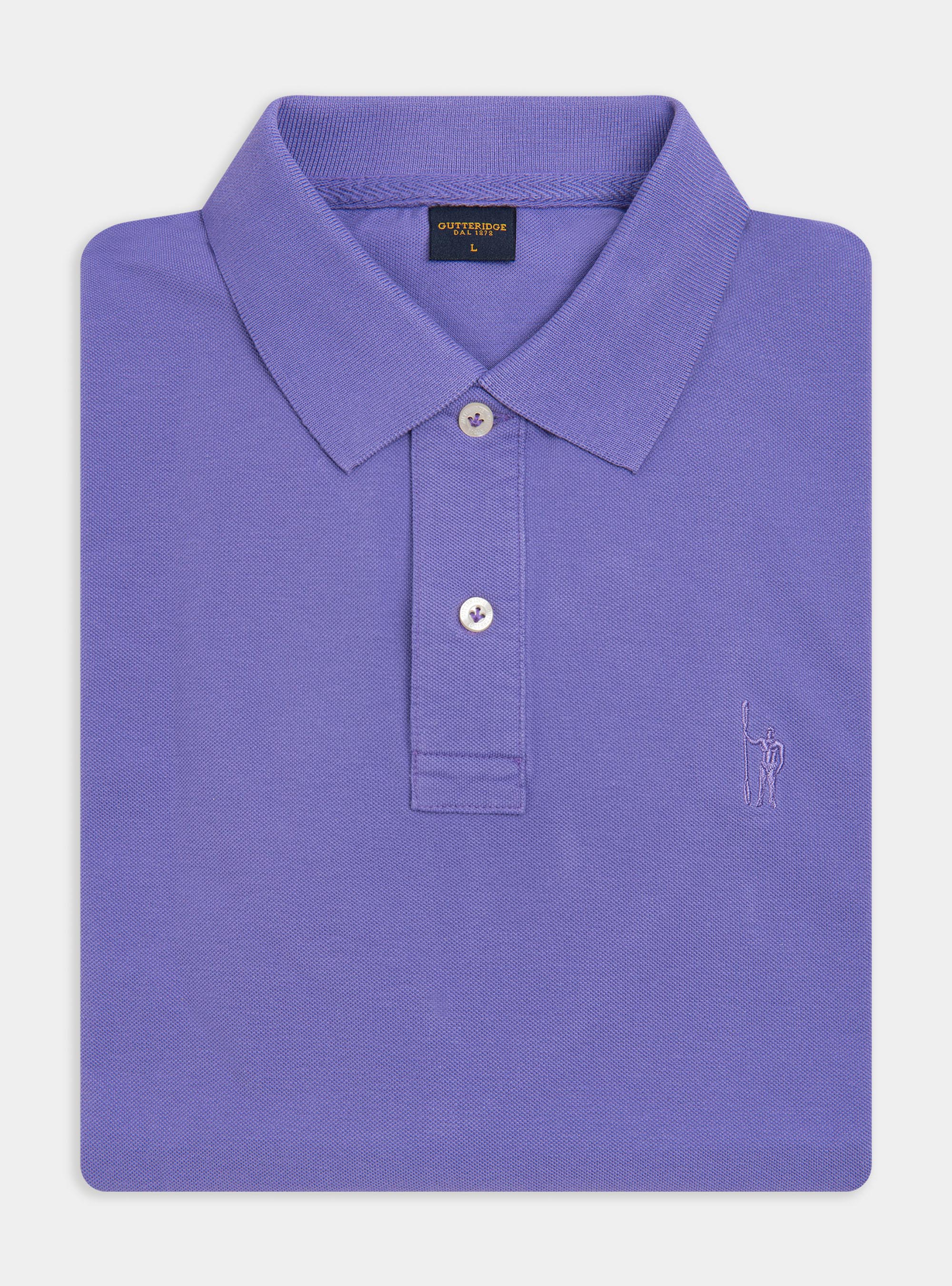 Polo cl&aacute;sico de piqu&eacute;, 0463C LILLA