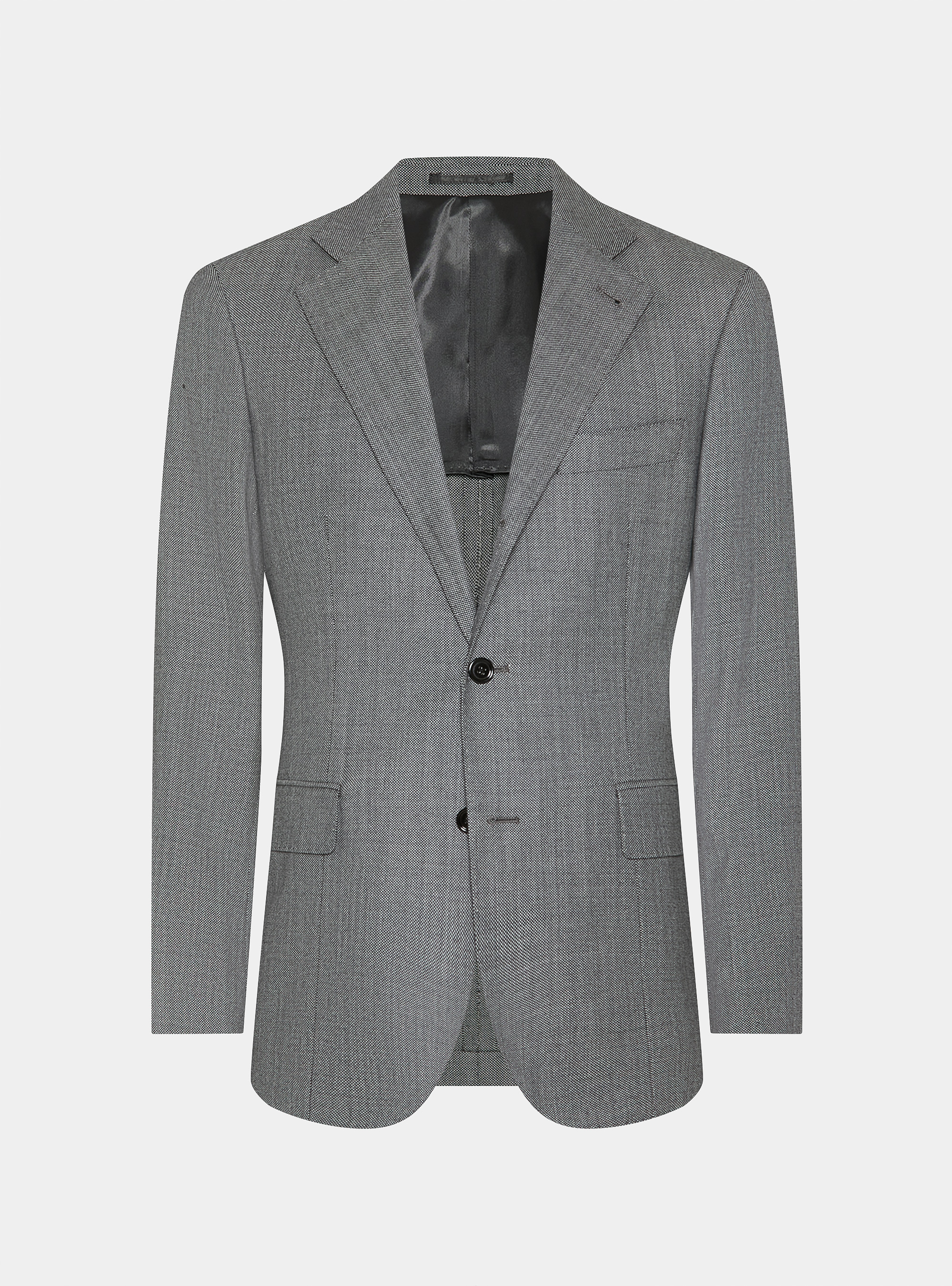 Partridge eye wool suit blazer Vitale Barberis Canonico, GREY