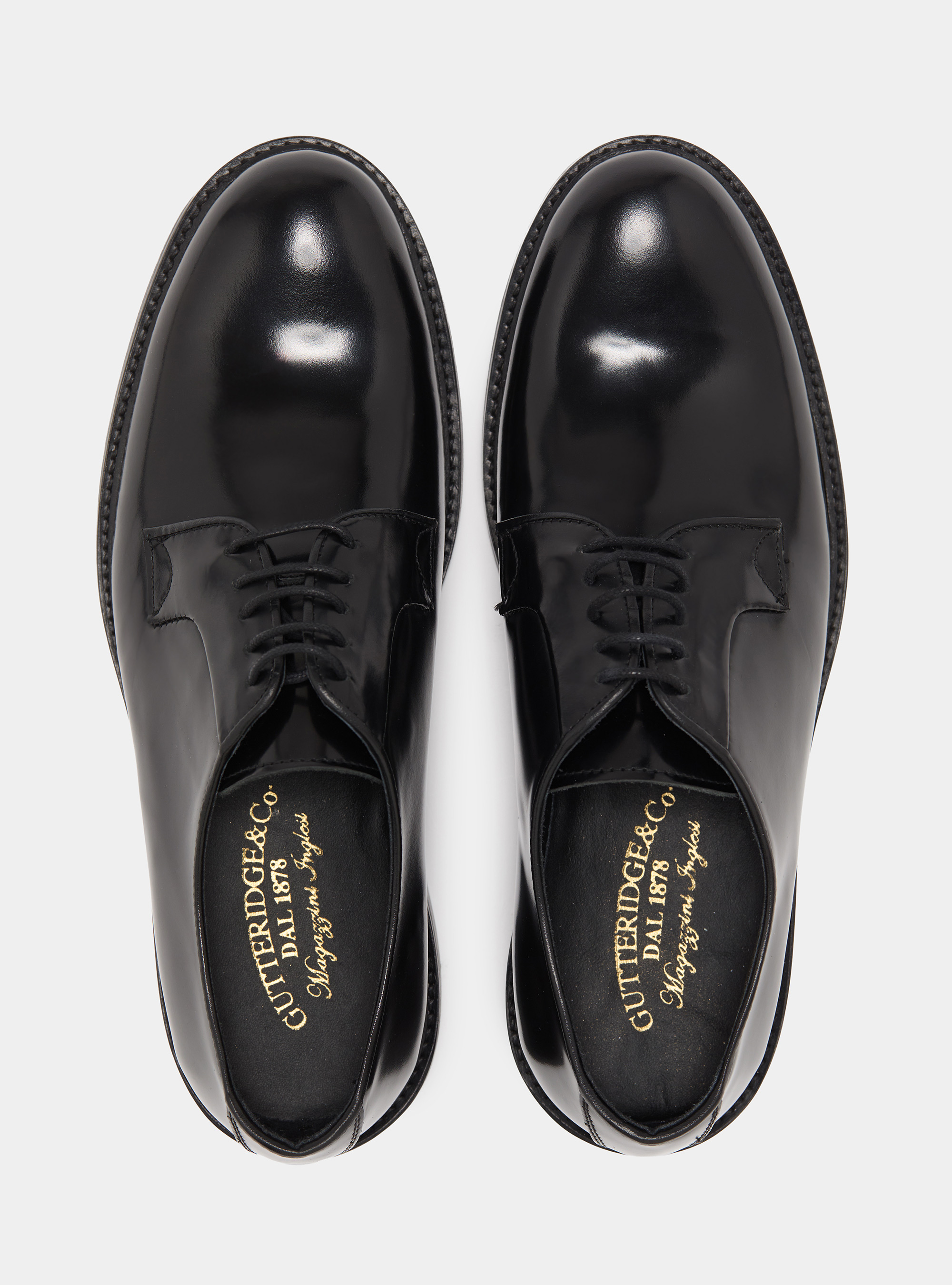 Derby in pelle abrasivata, NERO 0100C