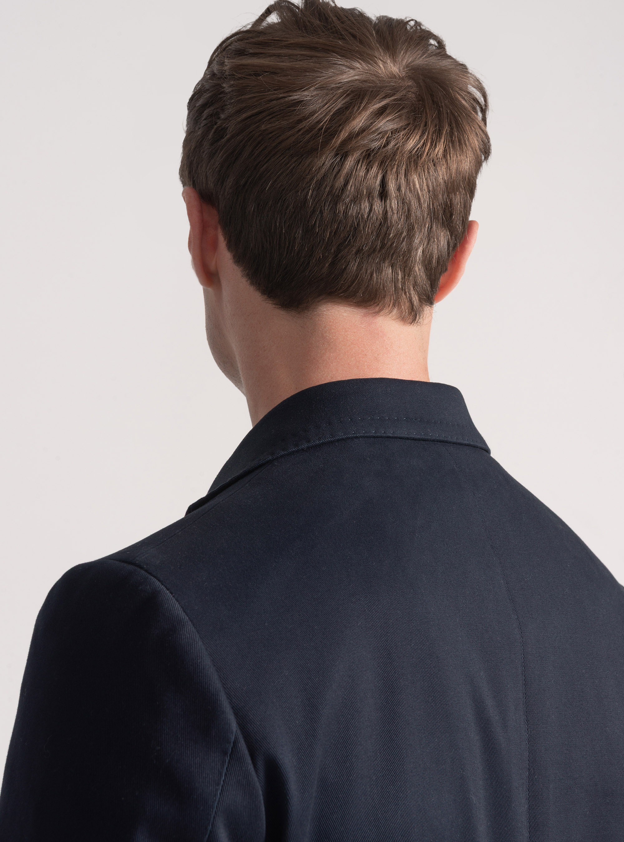 Giacca in cotone smerigliato, BLU NAVY