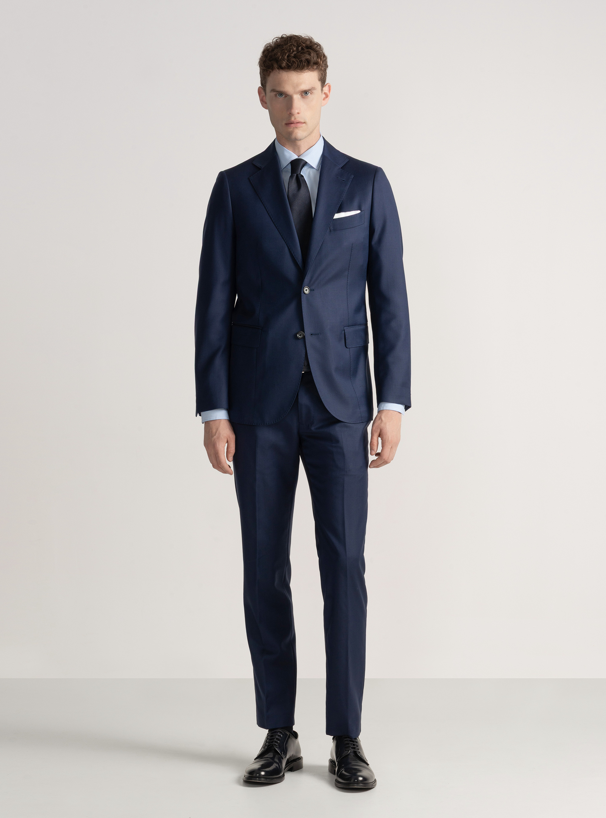 Pure wool suit blazer Vitale Barberis Canonico, BASALT