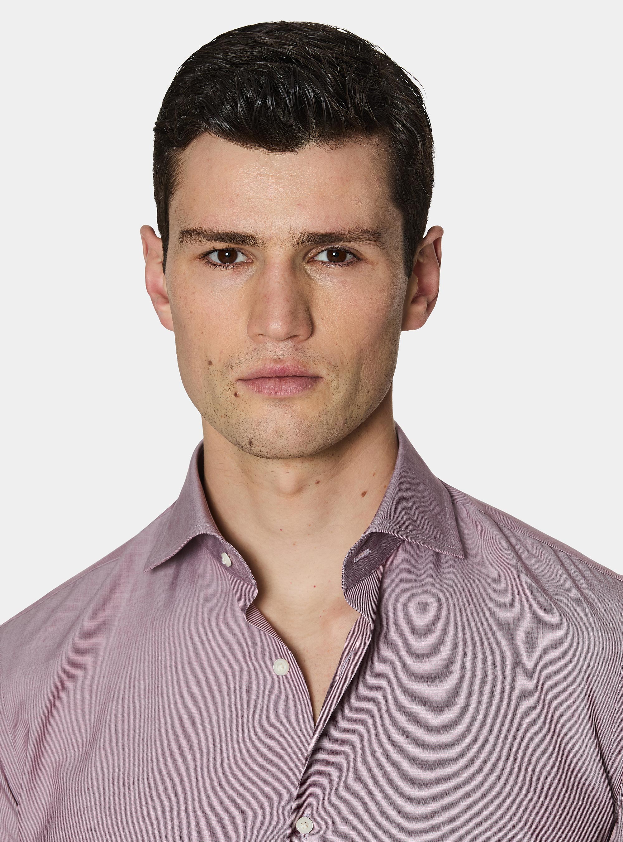 Camicia in cotone fil a fil, CIPOLLA