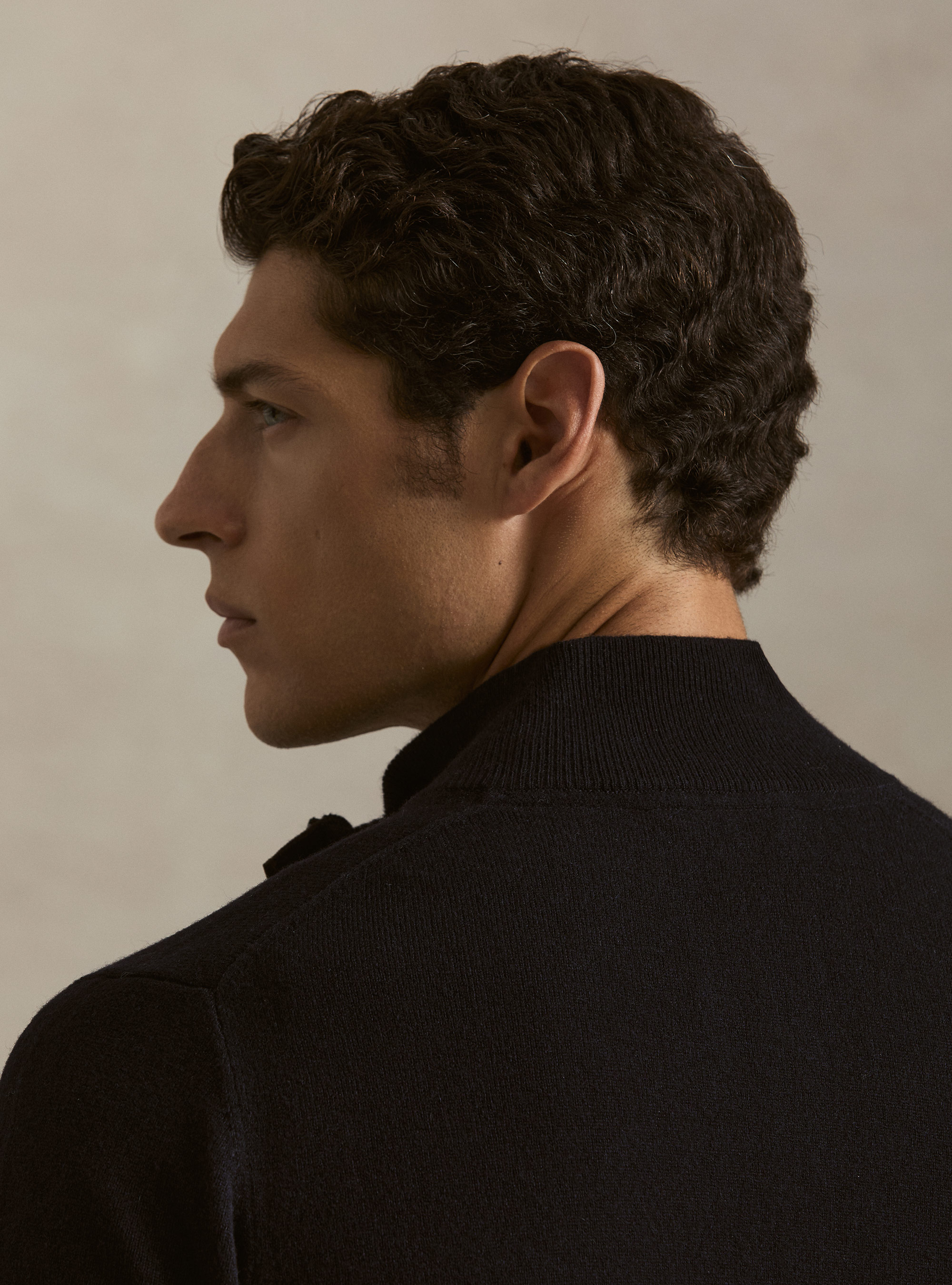 Cardigan mit Rei&szlig;verschluss aus Lambswool und Kaschmir, NAVY 0218C