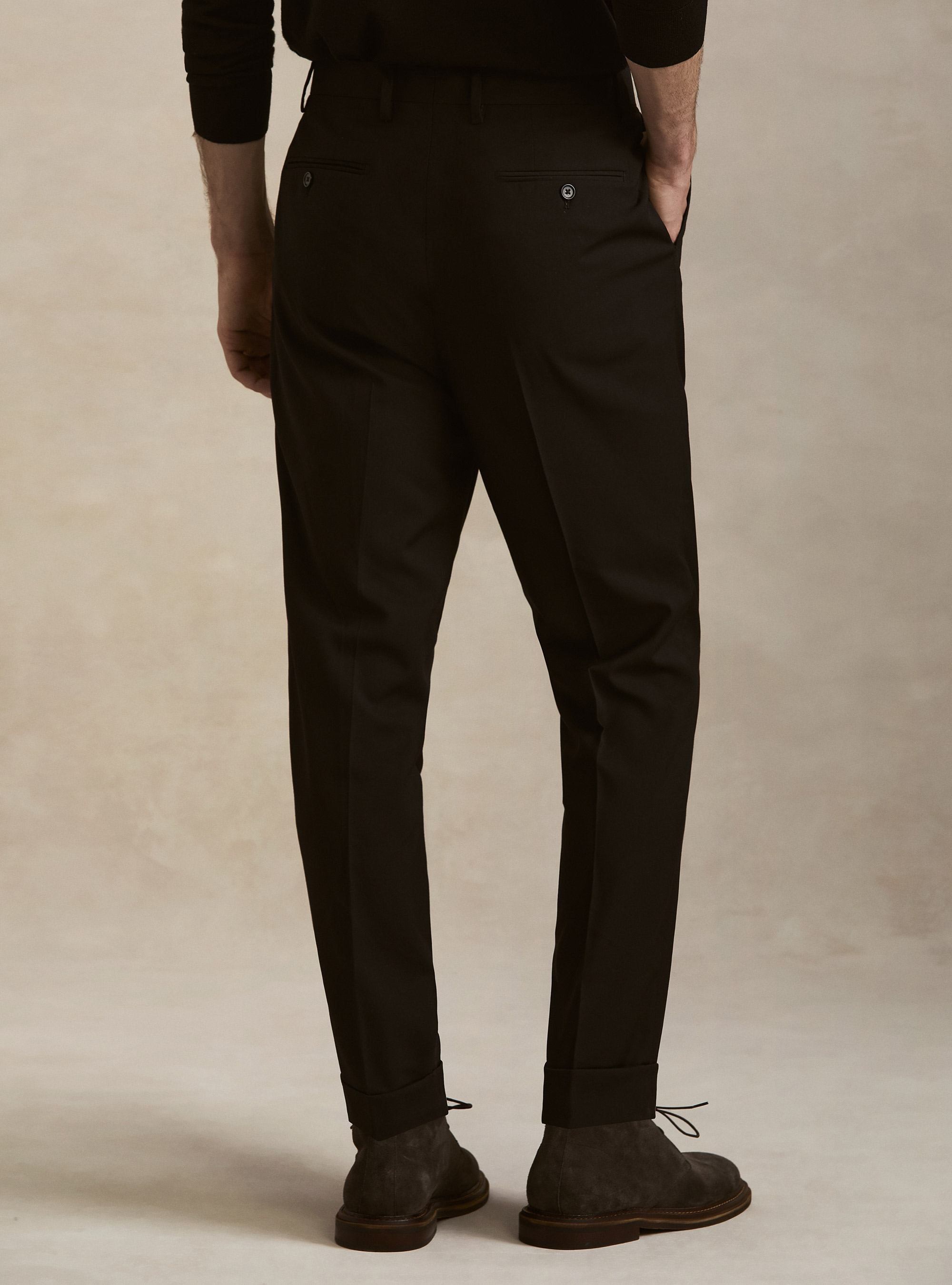 Tailored trousers, BLACK