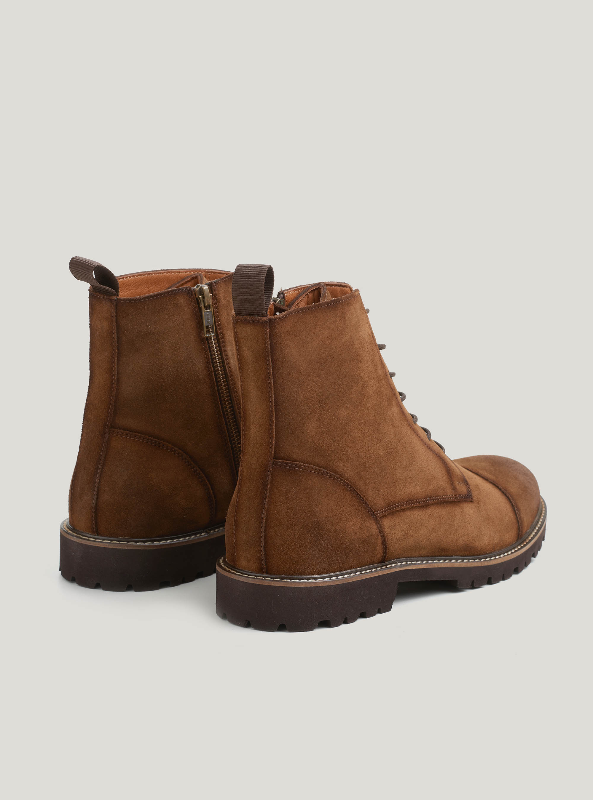 Suede ankle boots, MULTICOLOR