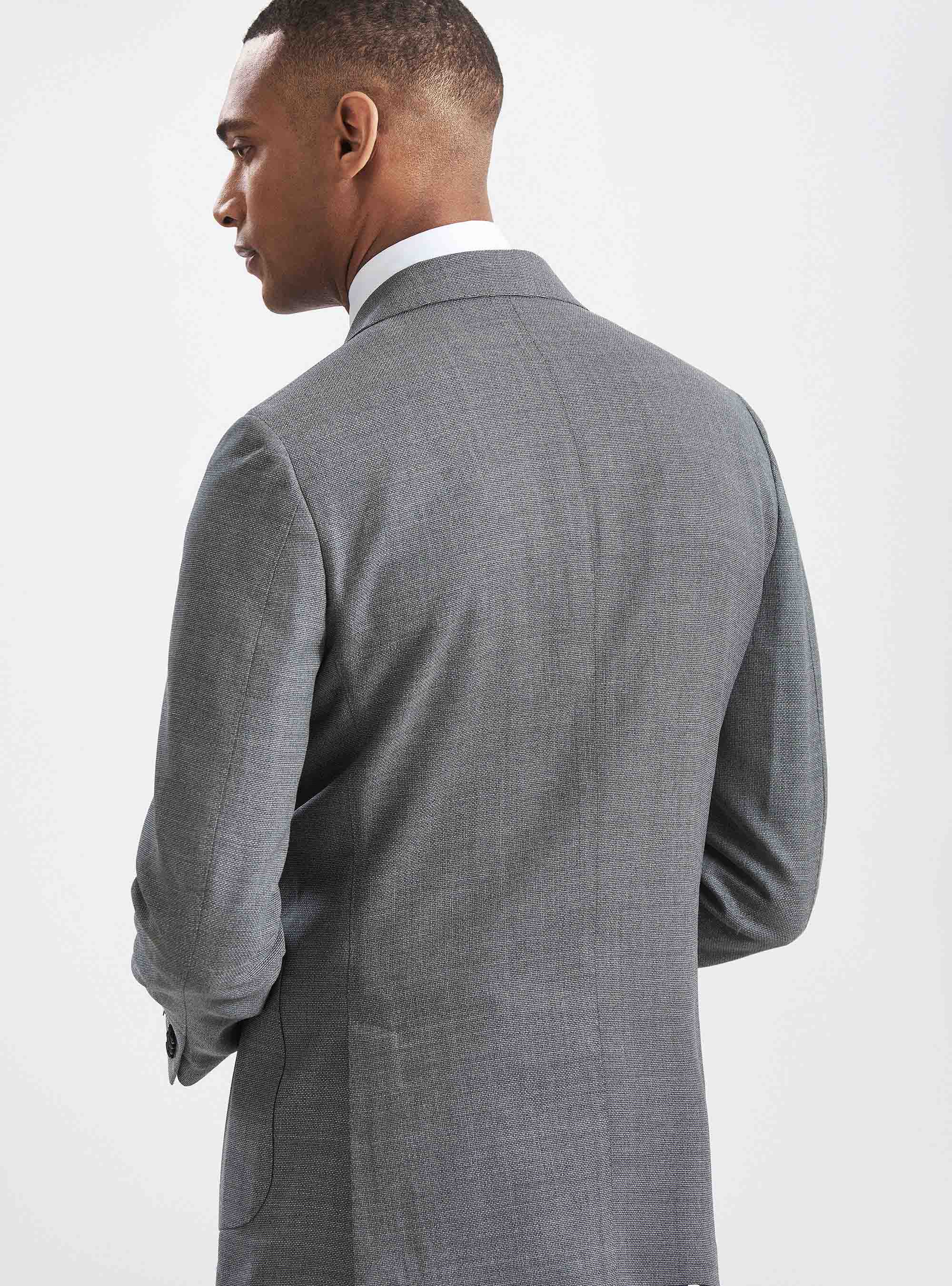Americana de lana Vitale Barberis Canonico, GRIS MARENGO