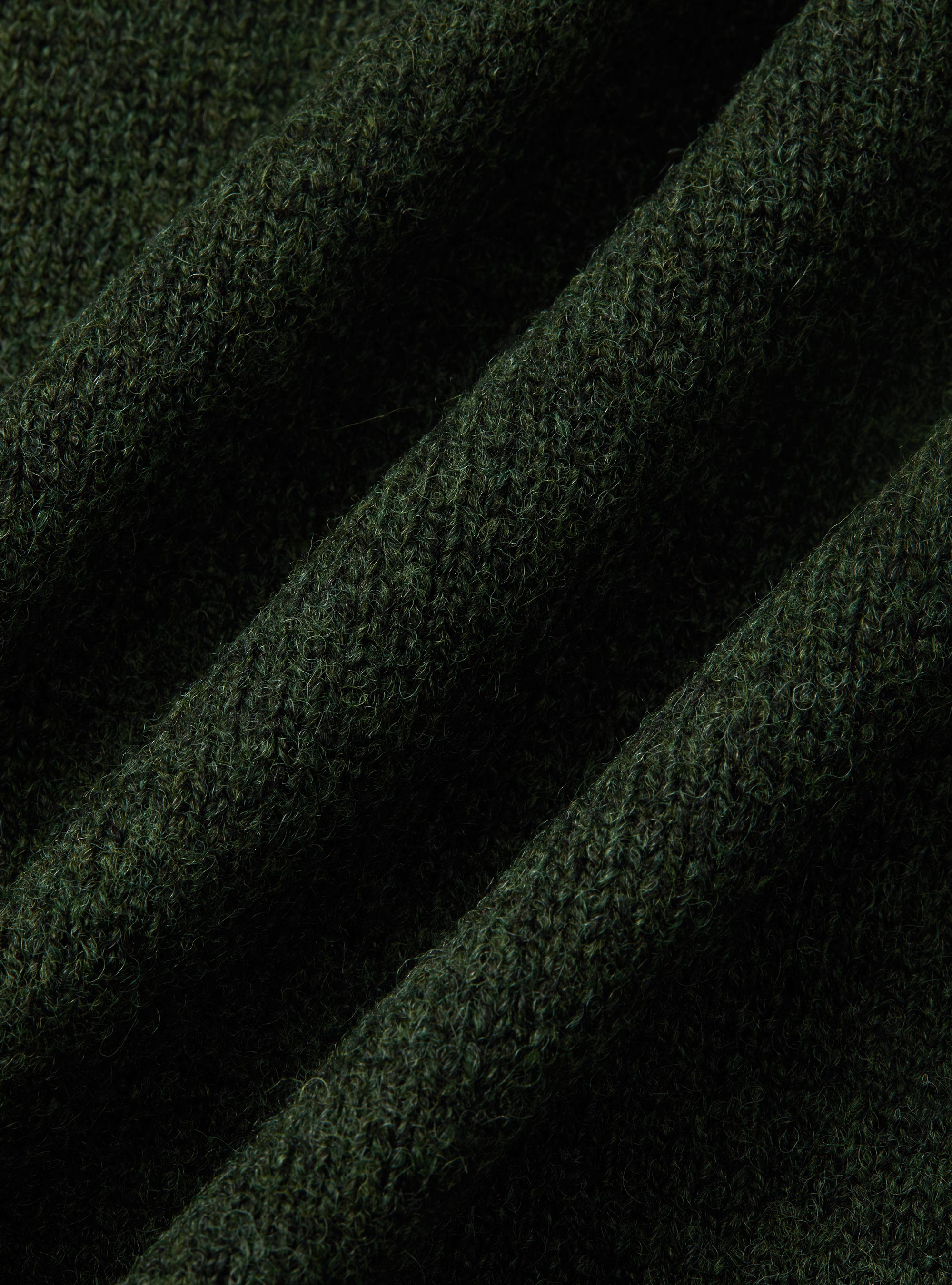 Strickcardigan aus Shetland-Wolle, VERDE 0600C