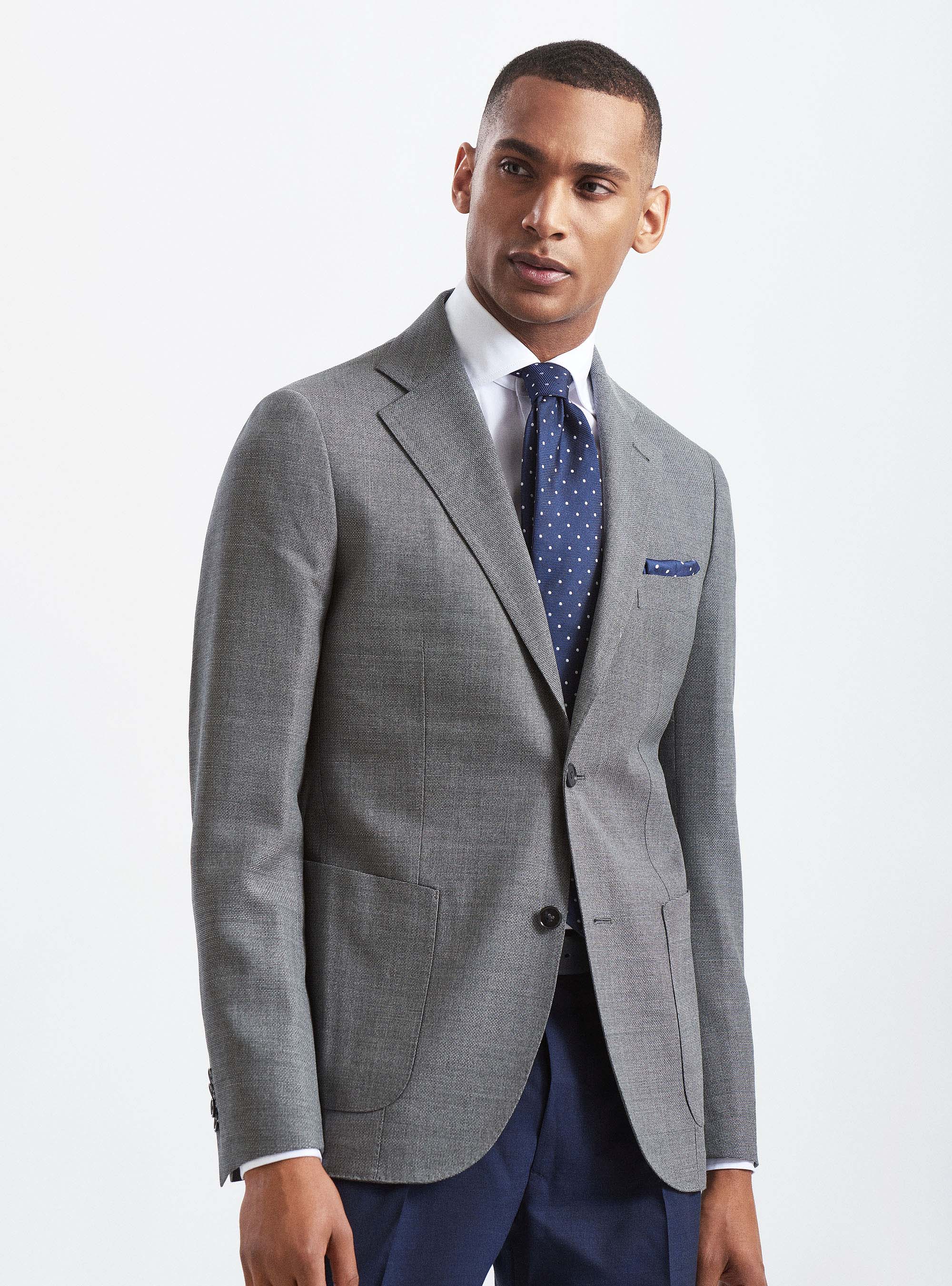 Americana de lana Vitale Barberis Canonico, GRIS MARENGO