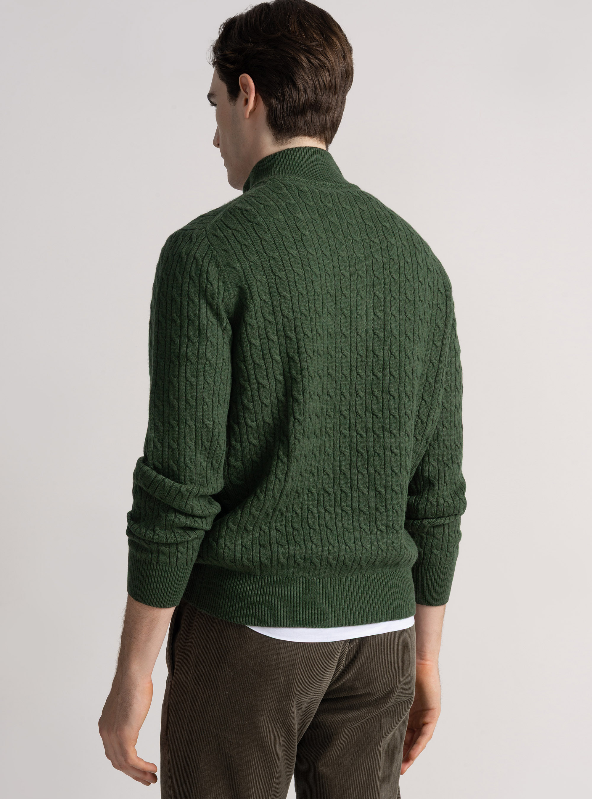 Wool-blend mock-neck sweater, MILITARE 0609C
