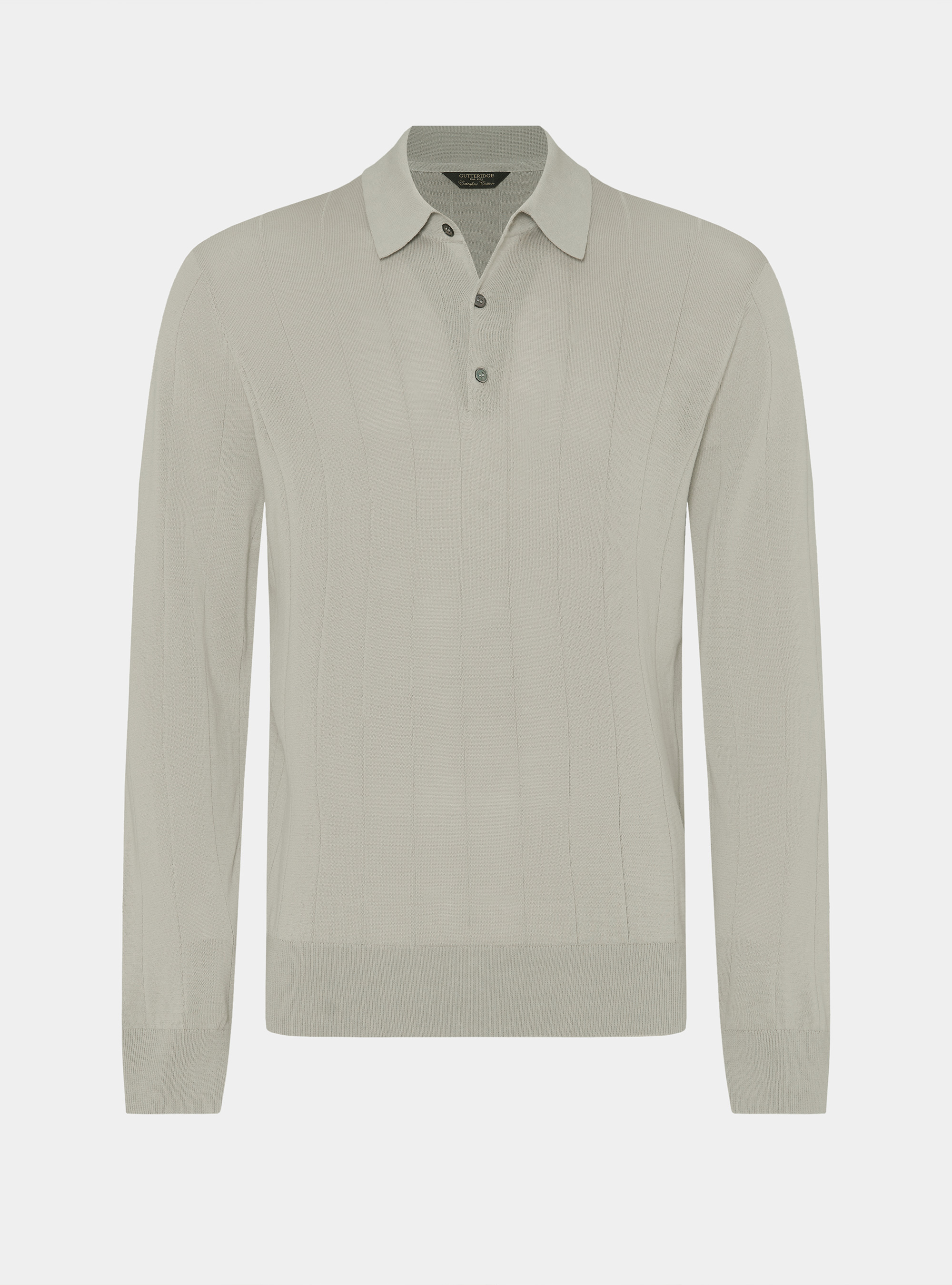 Polo in maglia manica lunga, SABBIA