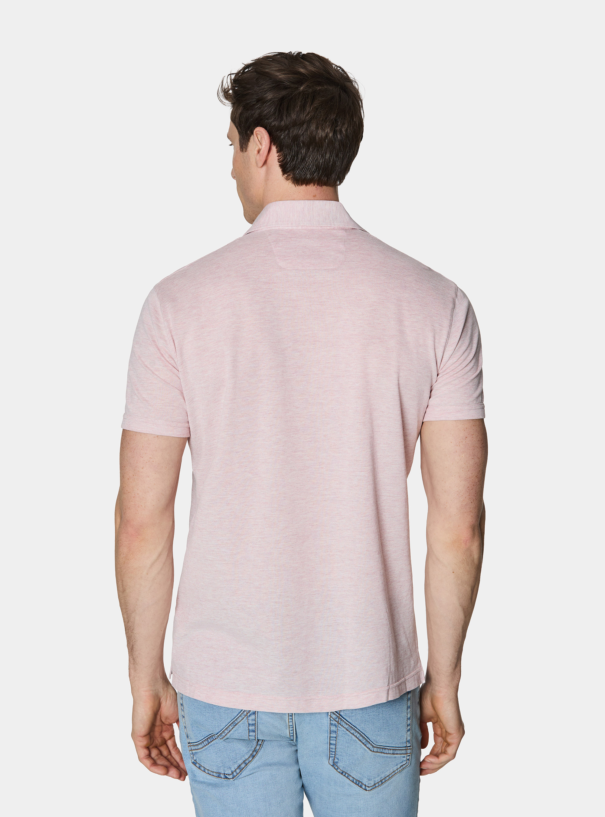 Polo de piqu&eacute; el&aacute;stico GT01, ROSA CLARO