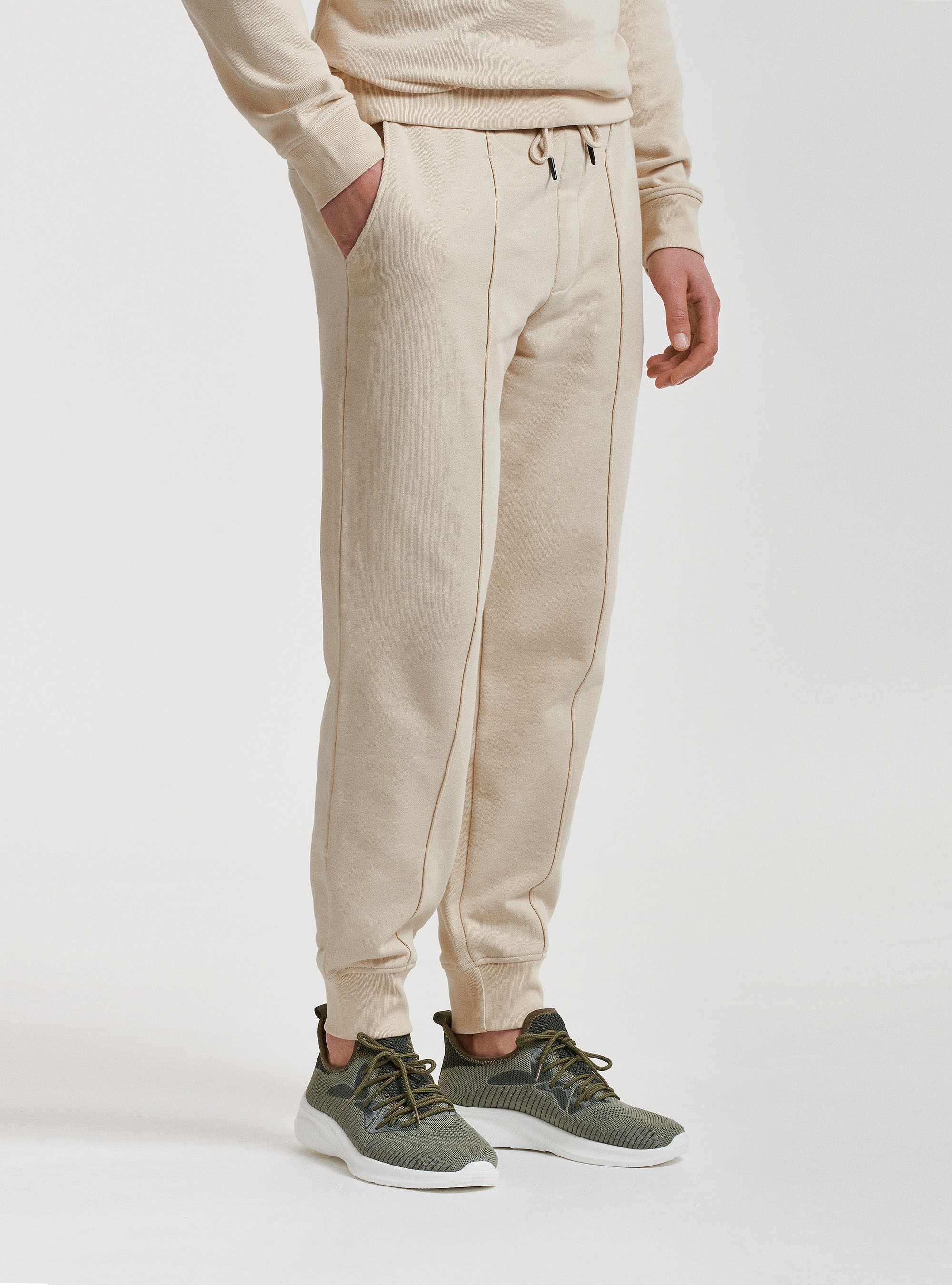 Pl&uuml;sch-Jogger, ECRU 0560C