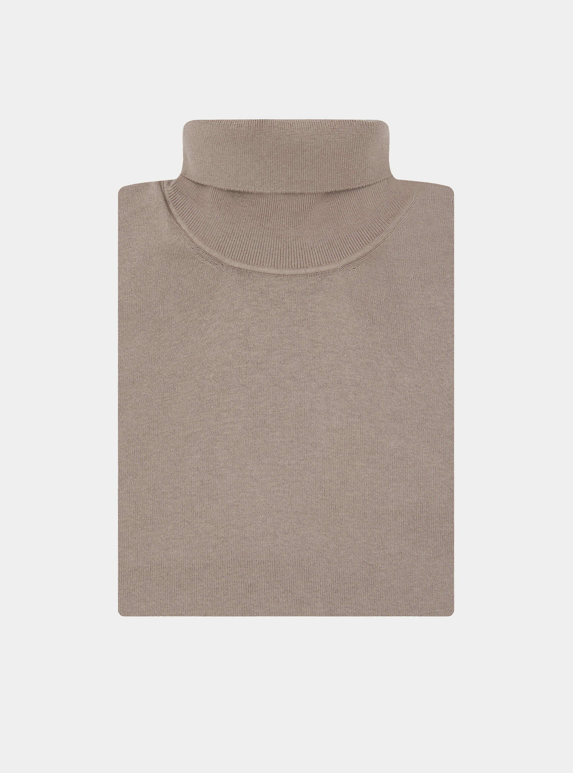 Dolcevita in cotone e cashmere, FANGO 0568C