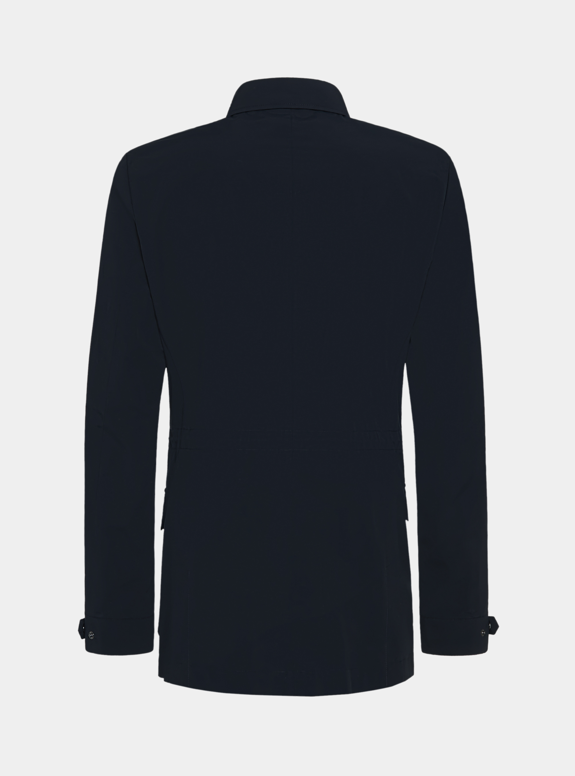 Field jacket in misto cotone nylon, NAVY BLUE