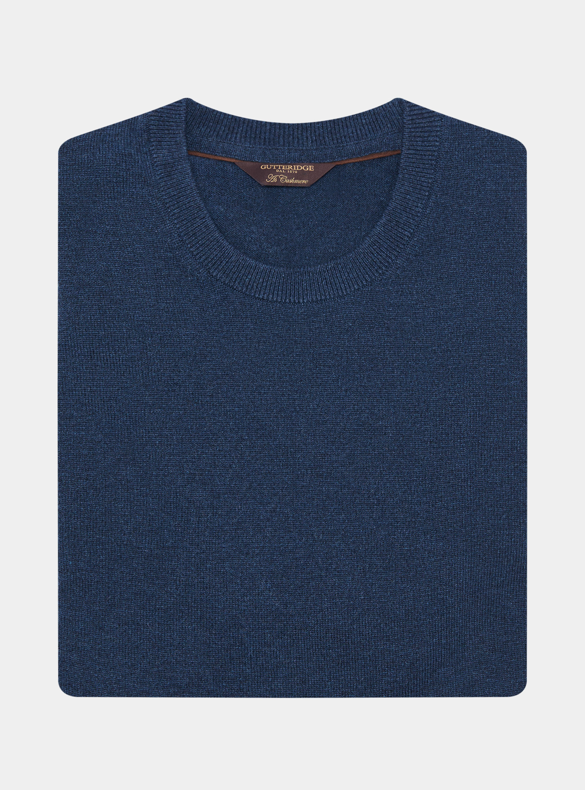 Maglia girocollo in misto lana, INCHIOSTRO