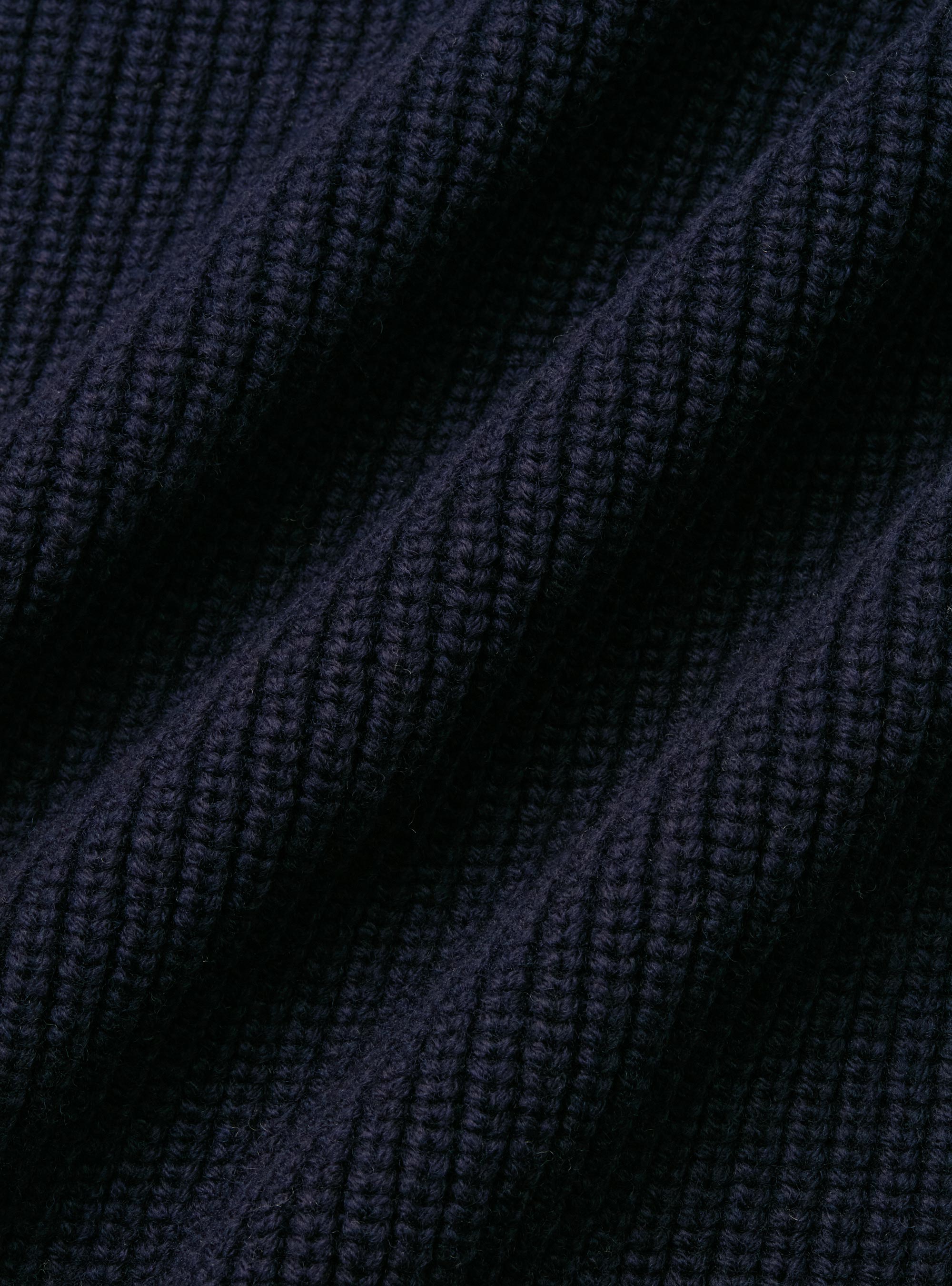 Merino wool shawl collar cardigan, NAVY BLUE