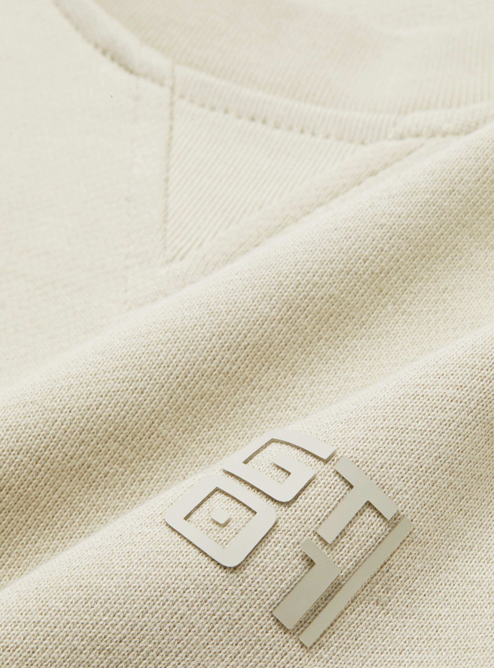 Basic round-neck sweatshirt GT01, ECRU 0536C