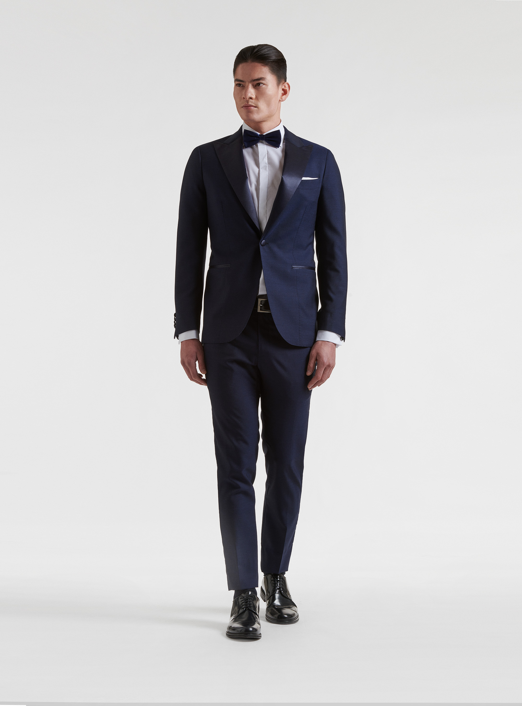 Pure wool navy smoking Vitale Barberis Canonico, 