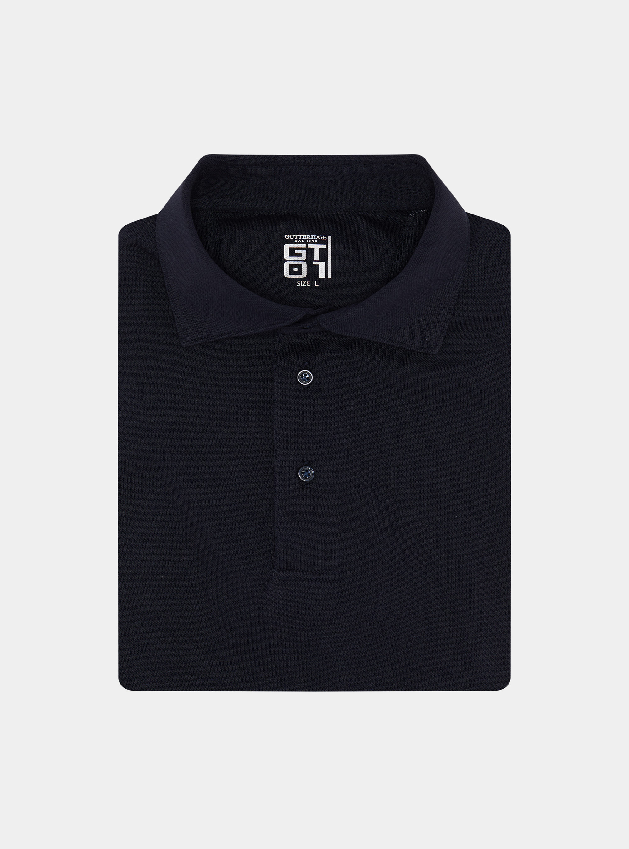 Polo en piqu&eacute; extensible GT01, BLEU MARINE